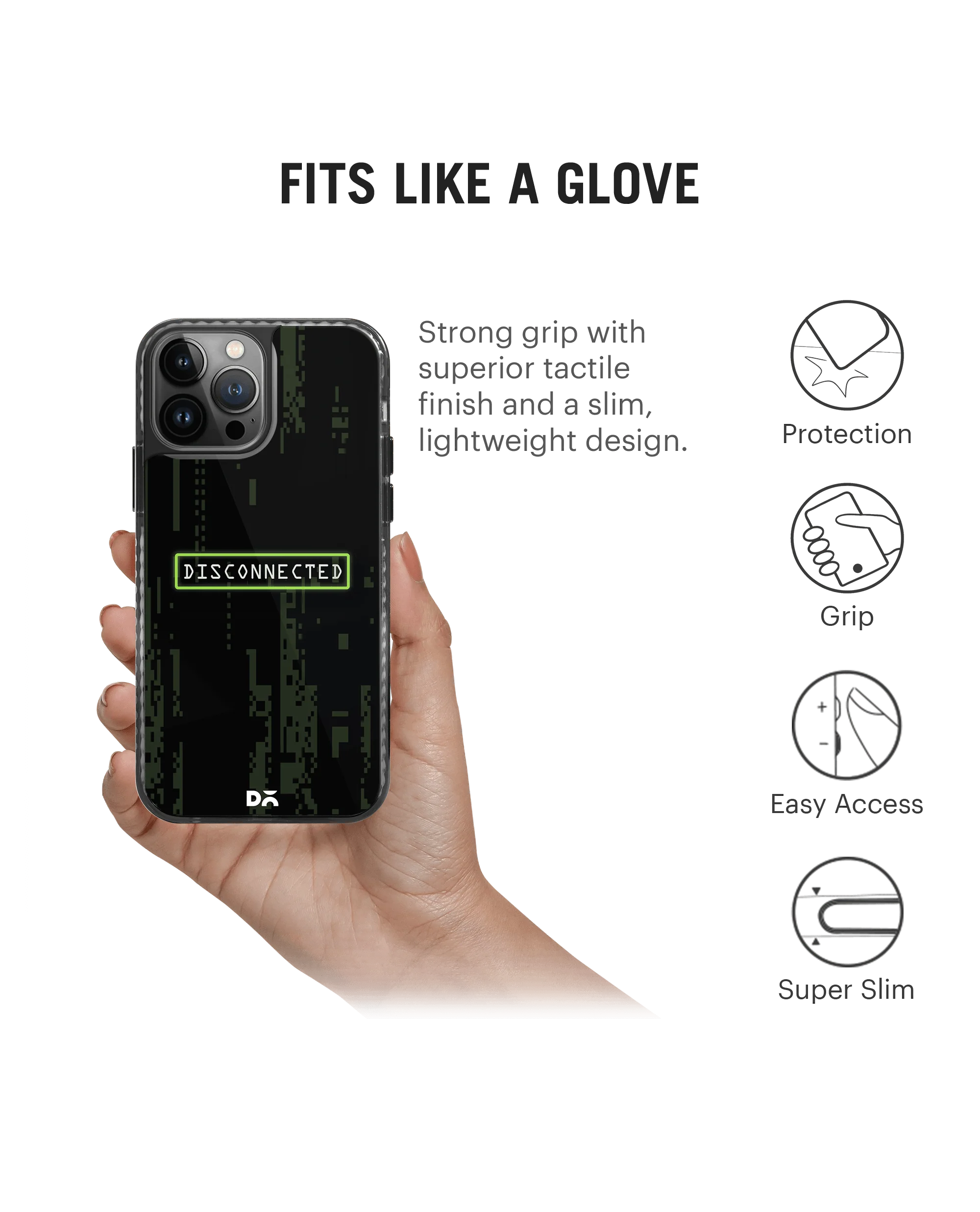 DailyObjects Disconnected Stride 2.0 Case Cover For iPhone 13 Pro - Image 2