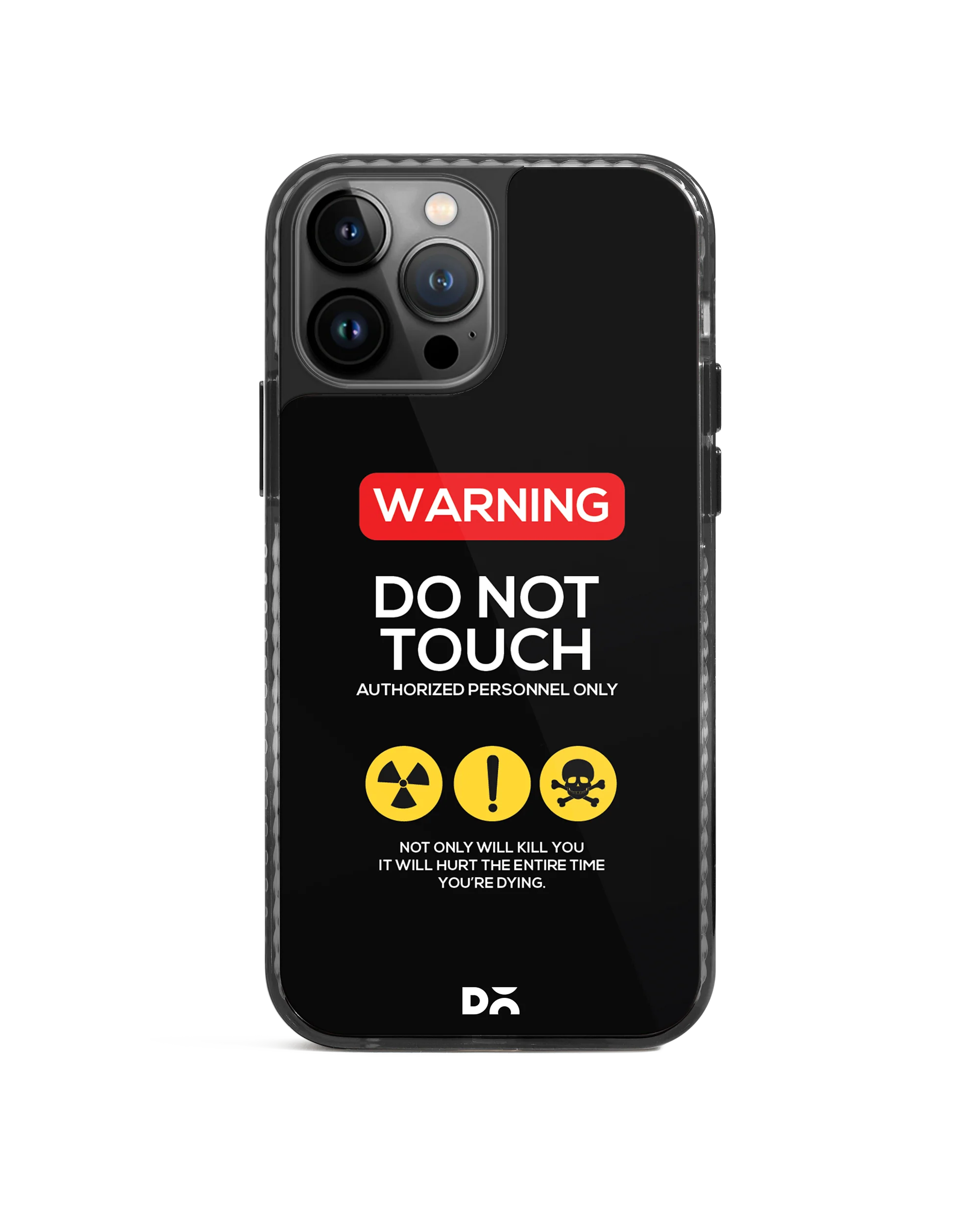DailyObjects Do Not Touch Stride 2.0 Phone Case Cover For iPhone 15 Pro Max