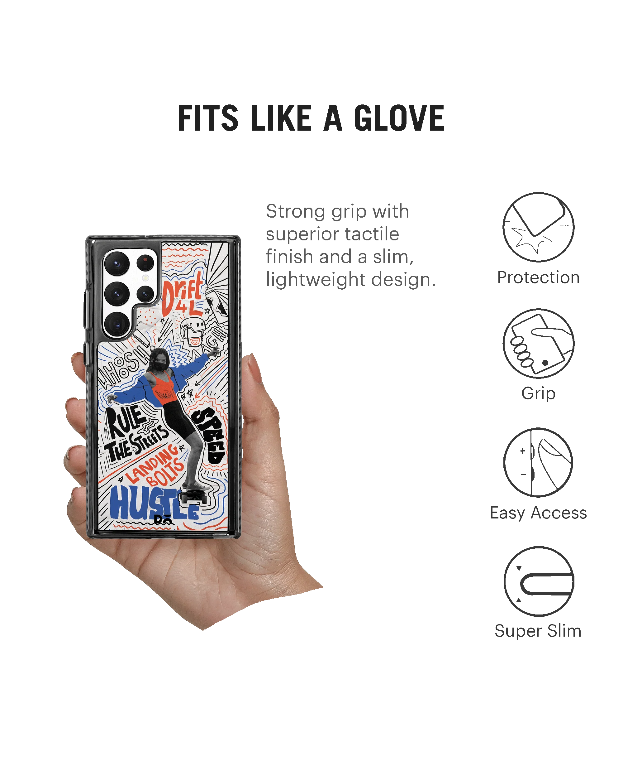 DailyObjects Drift4L Stride 2.0 Case Cover For Samsung Galaxy S23 Ultra - Image 5
