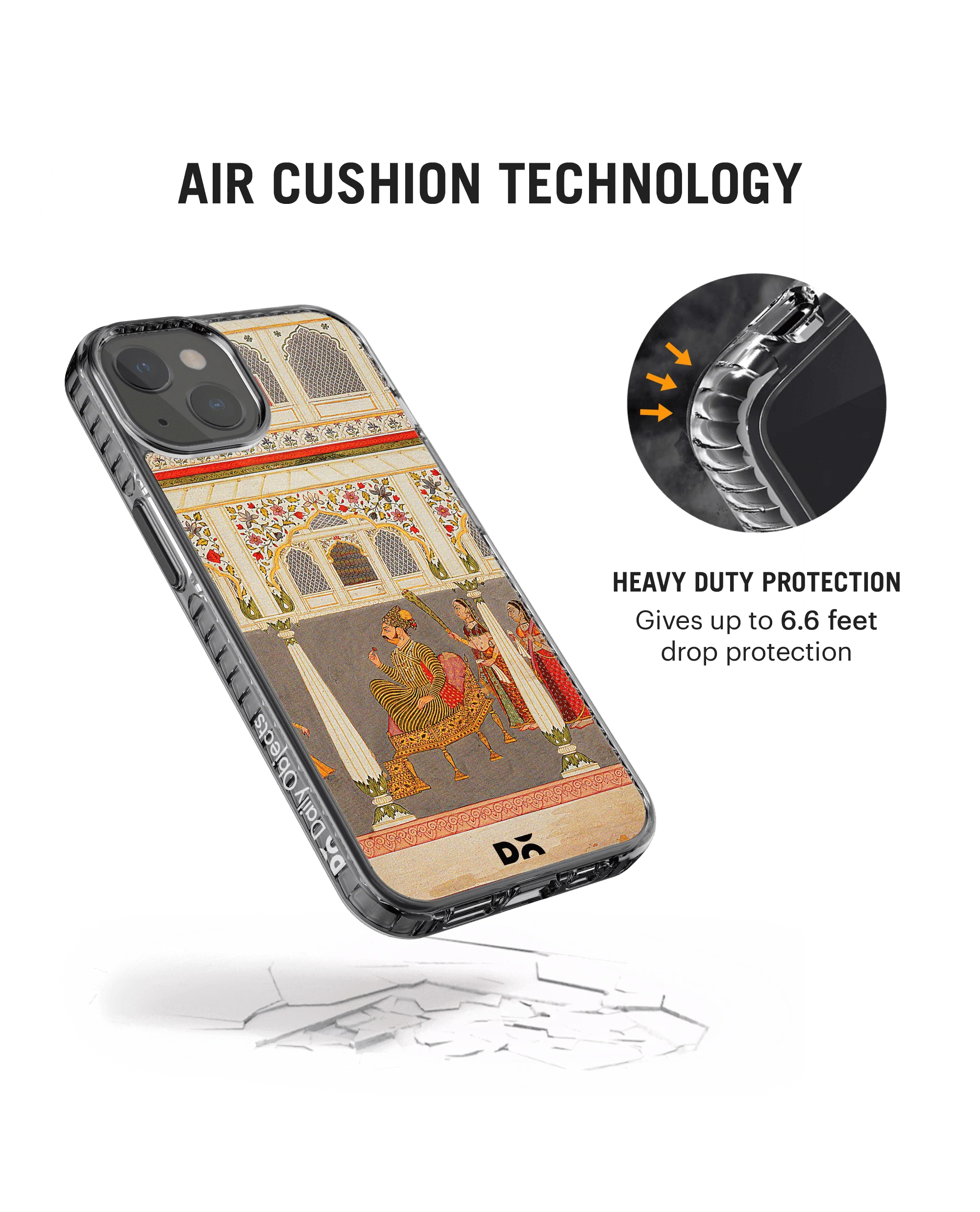 DailyObjects Durbar Stride 2.0 Case Cover For iPhone 13 - Image 2