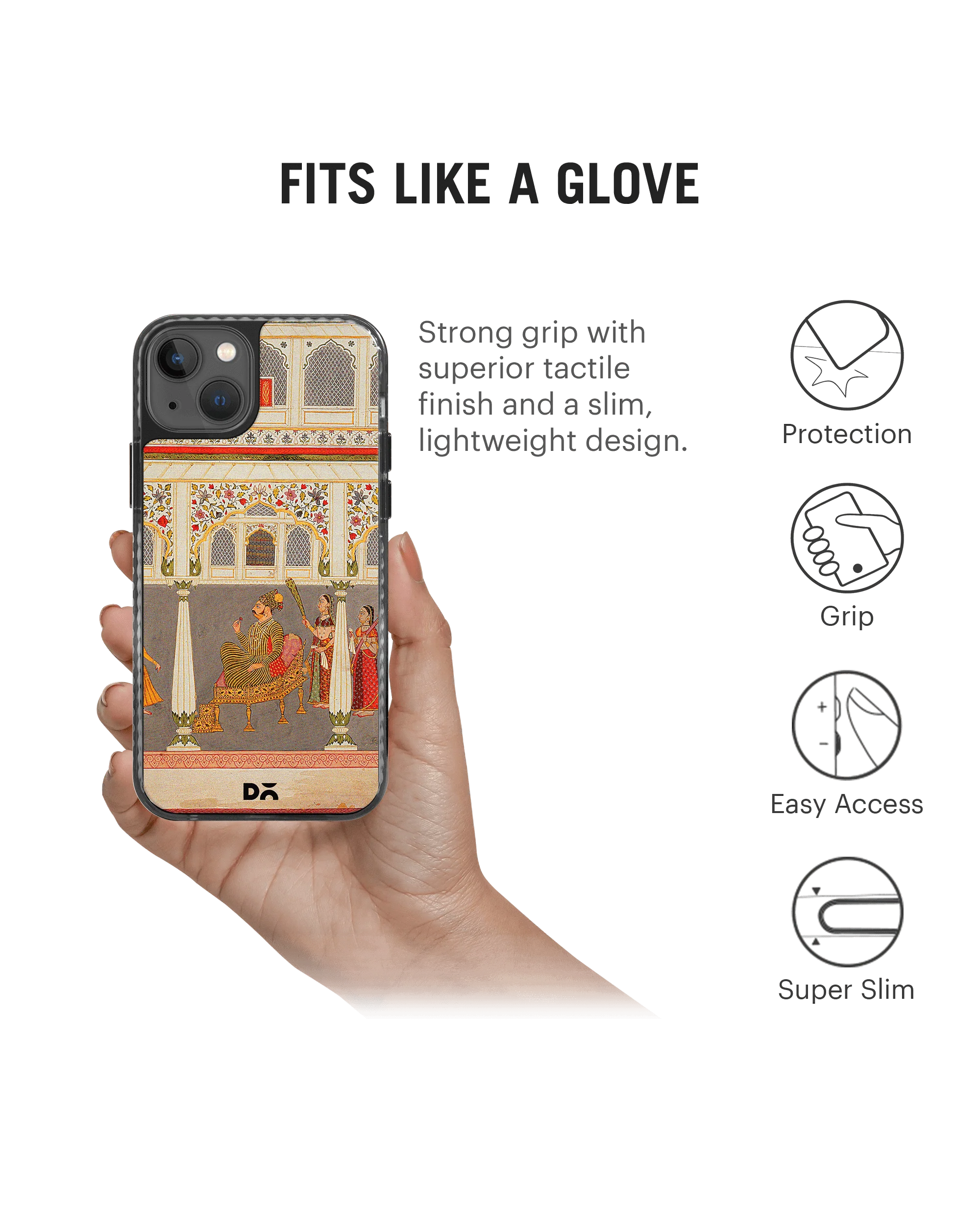 DailyObjects Durbar Stride 2.0 Case Cover For iPhone 13 - Image 4