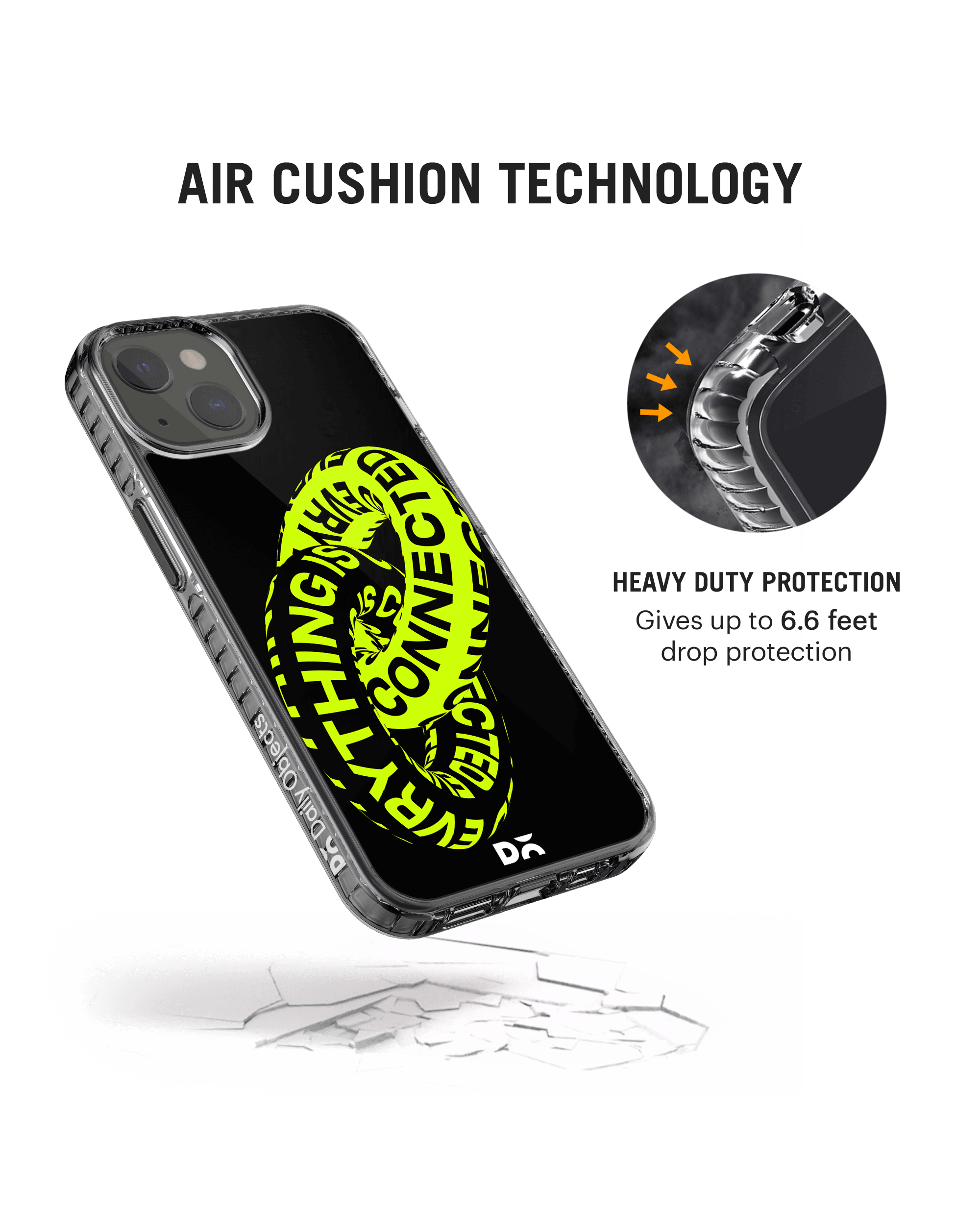 DailyObjects Everything Is Connected Stride 2.0 Phone Case Cover For iPhone 14 - Image 2