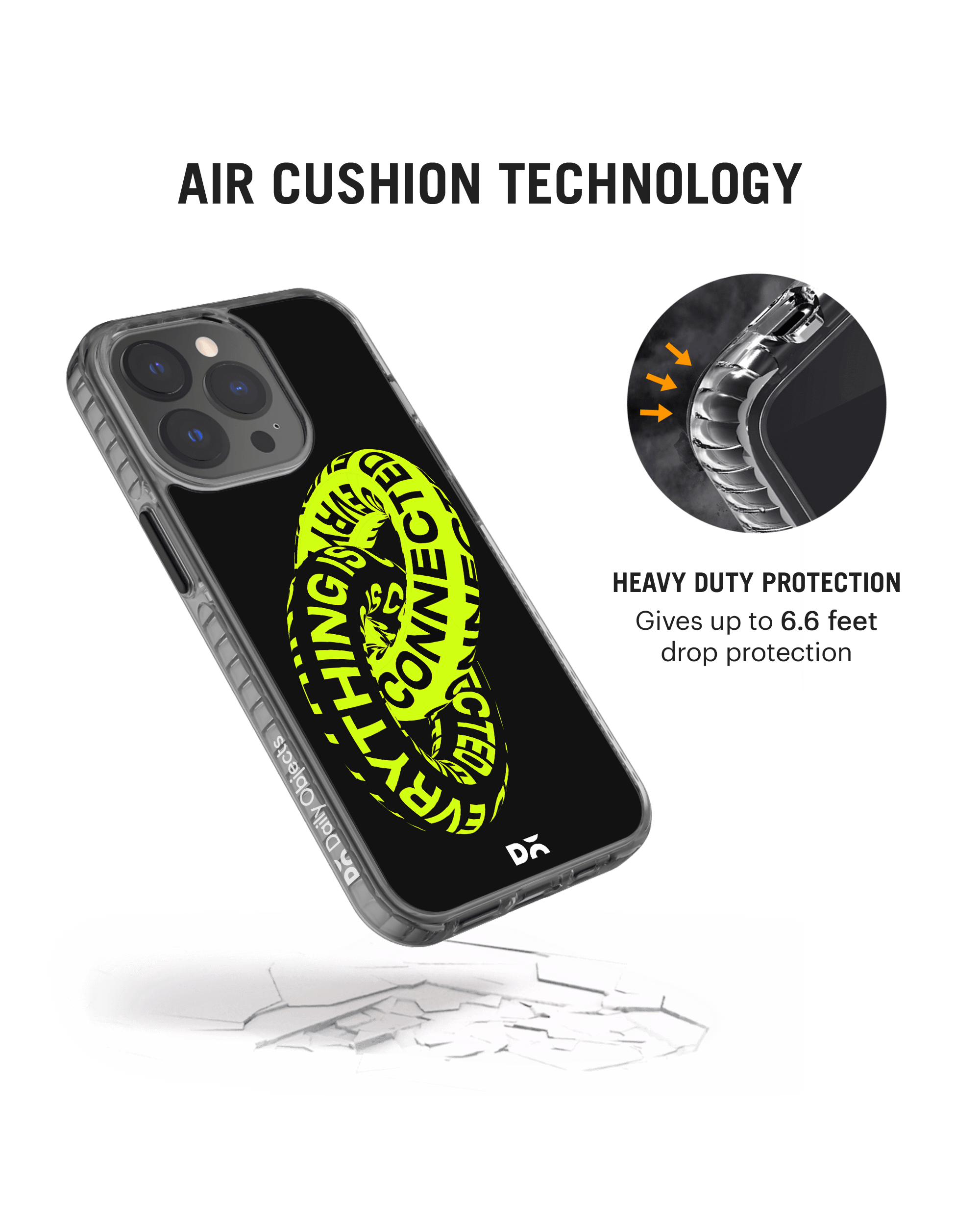 DailyObjects Everything Is Connected Stride 2.0 Phone Case Cover For iPhone 14 Pro - Image 5