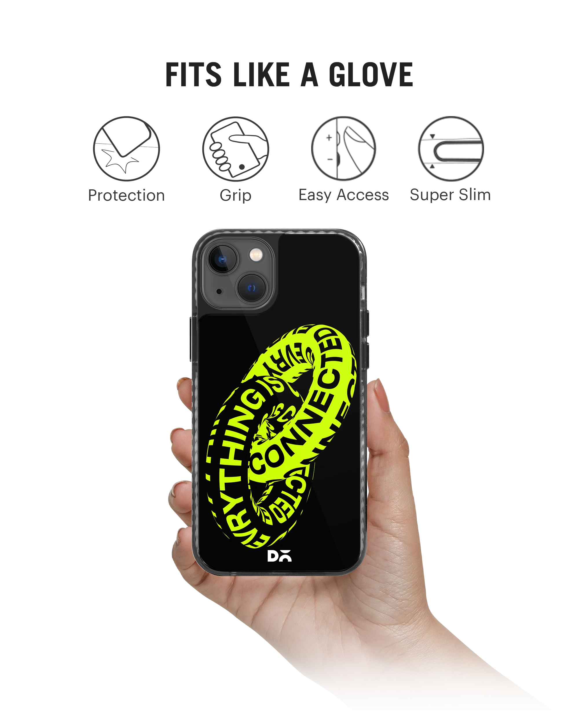 DailyObjects Everything Is Connected Stride 2.0 Phone Case Cover For iPhone 15 - Image 2