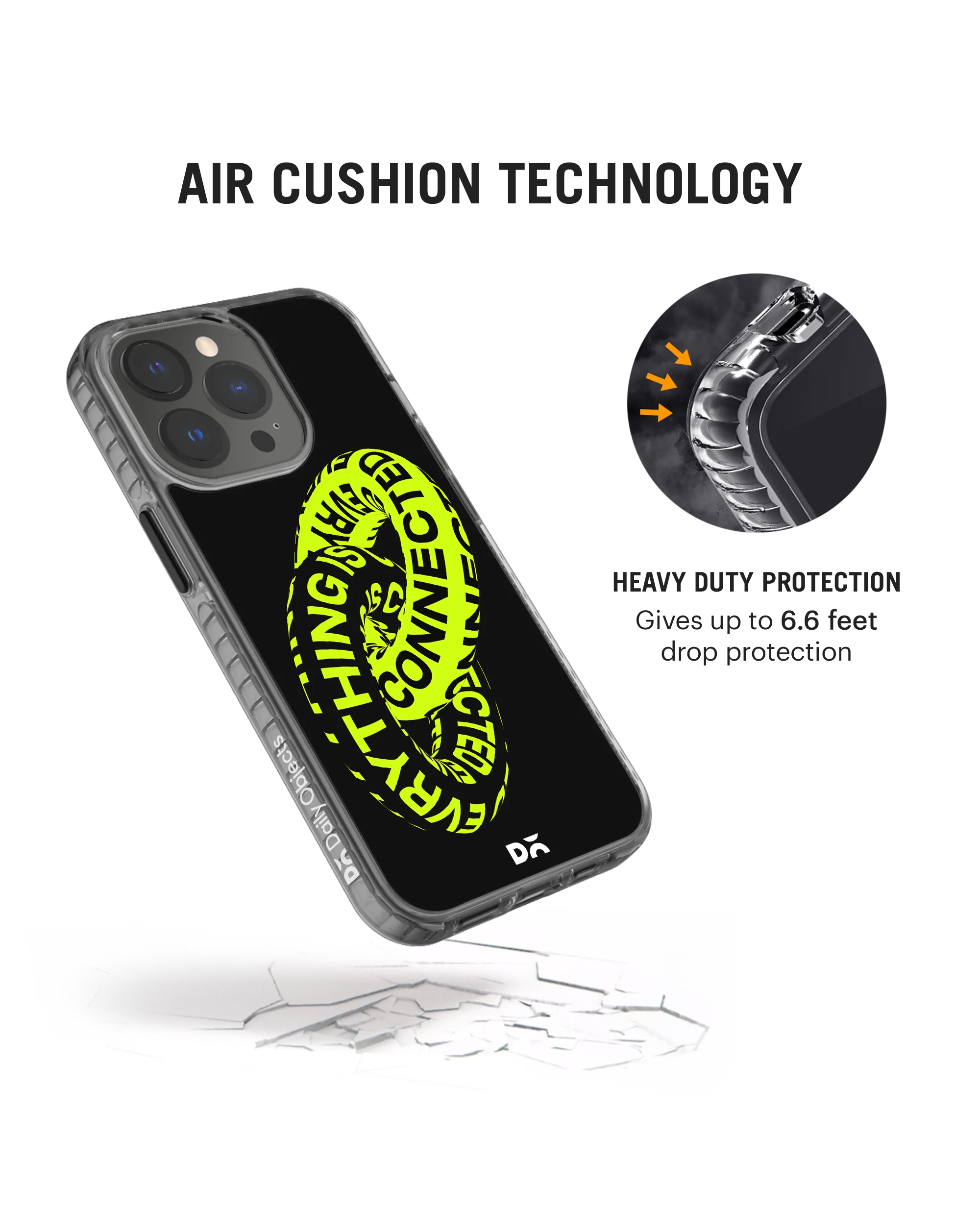 DailyObjects Everything Is Connected Stride 2.0 Phone Case Cover For iPhone 15 Pro Max - Image 5