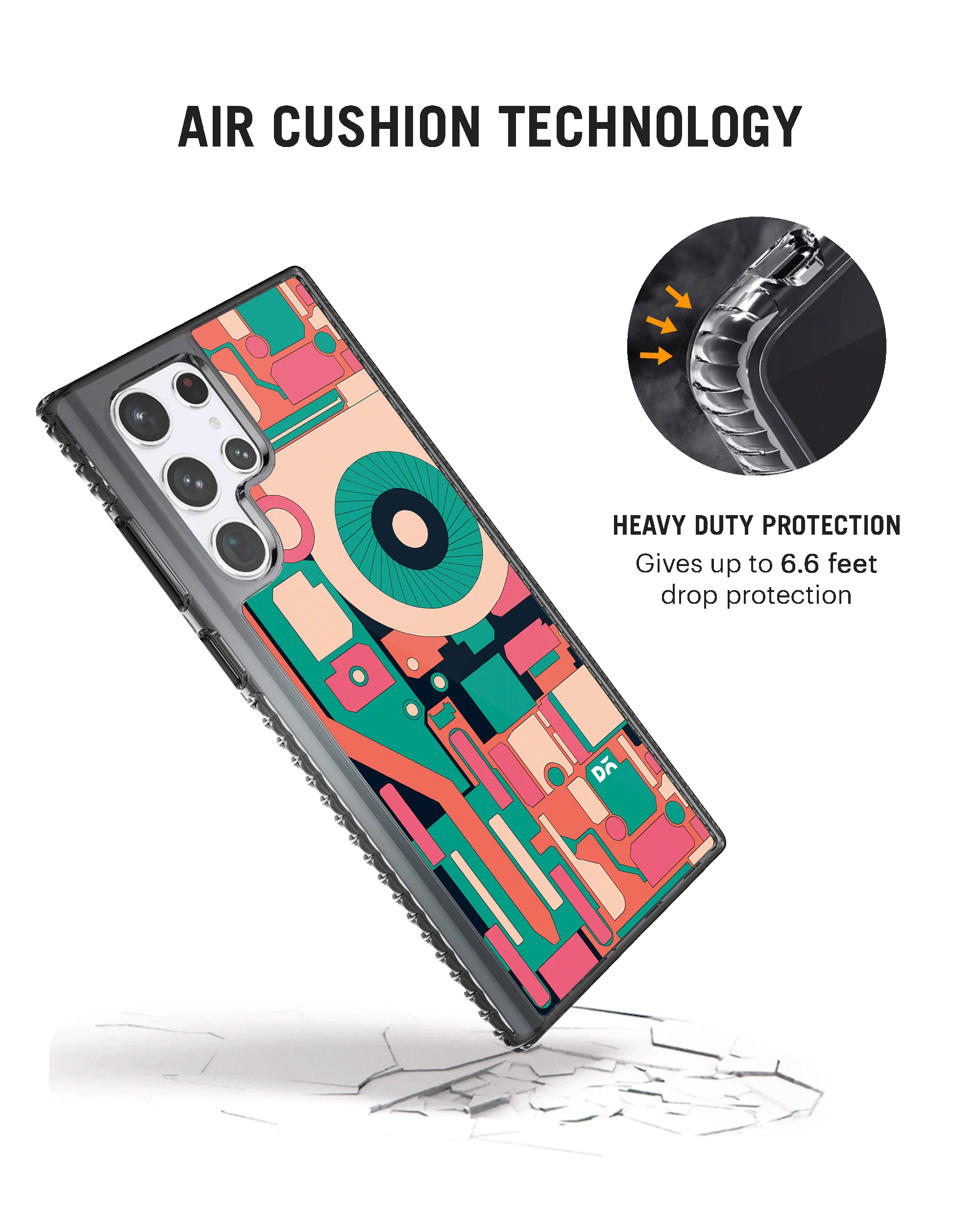 DailyObjects Fan-tilator Stride 2.0 Case Cover For Samsung Galaxy S23 Ultra - Image 2