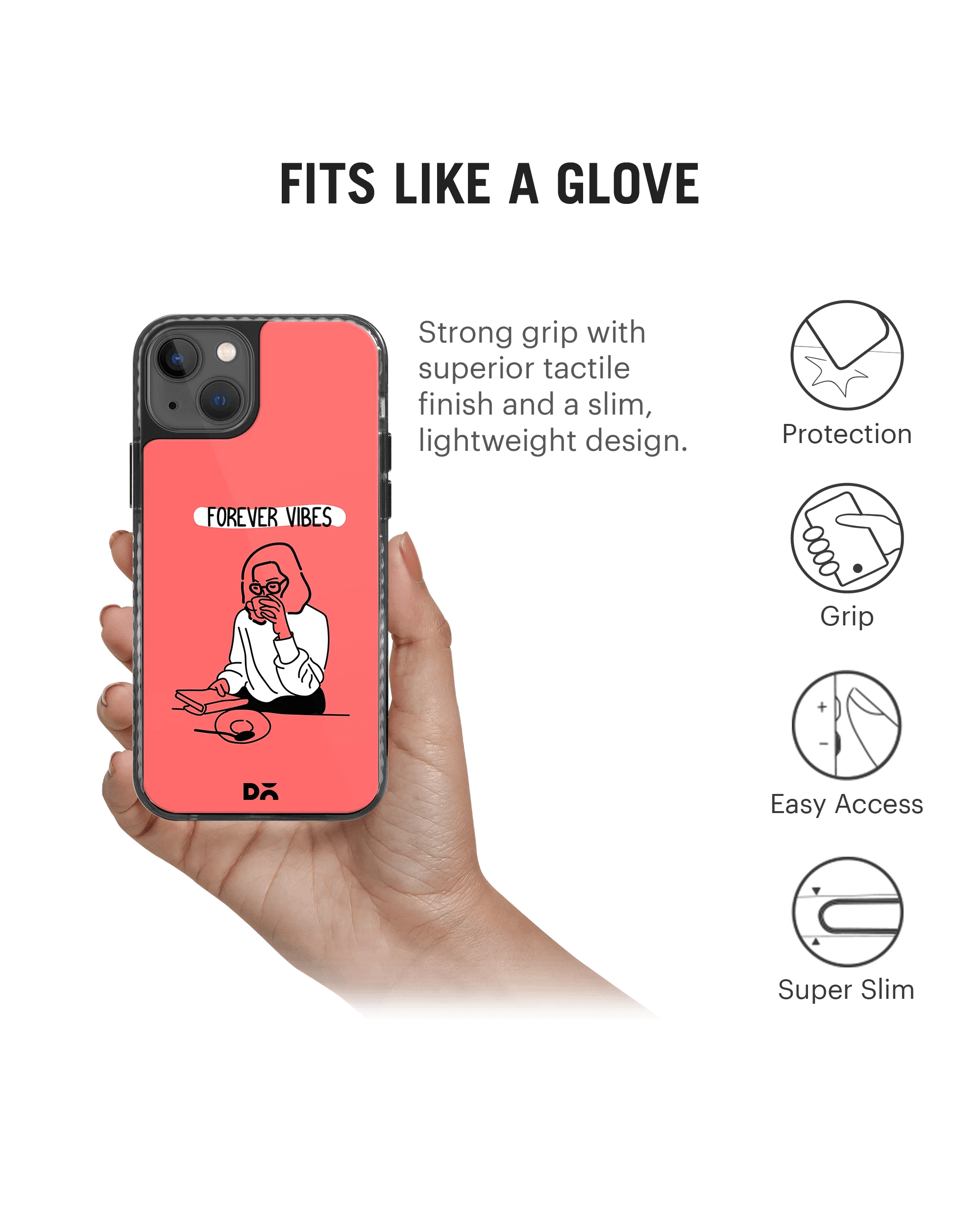DailyObjects Forever Vibes Stride 2.0 Phone Case Cover For iPhone 14 - Image 4