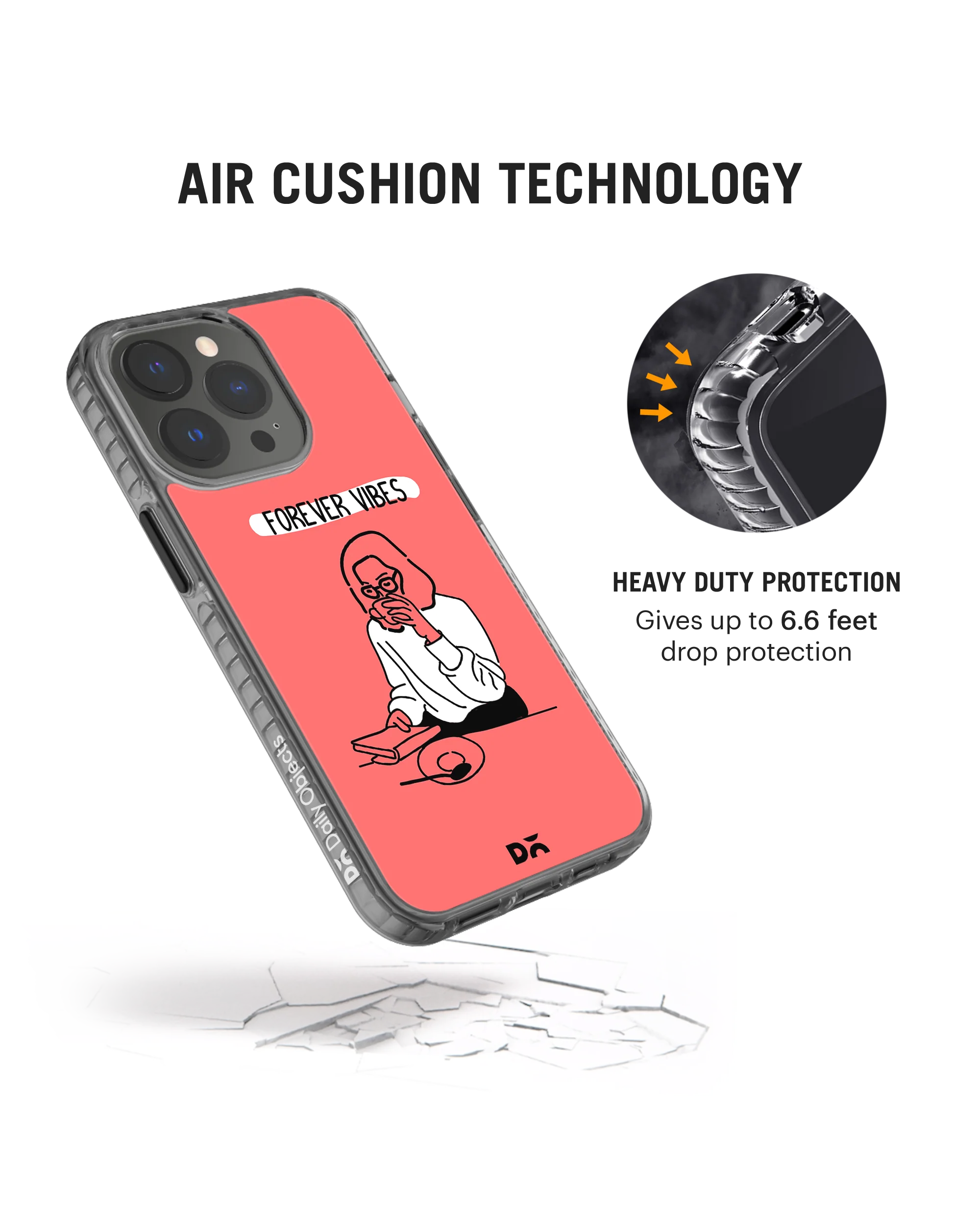 DailyObjects Forever Vibes Stride 2.0 Phone Case Cover For iPhone 15 Pro - Image 5