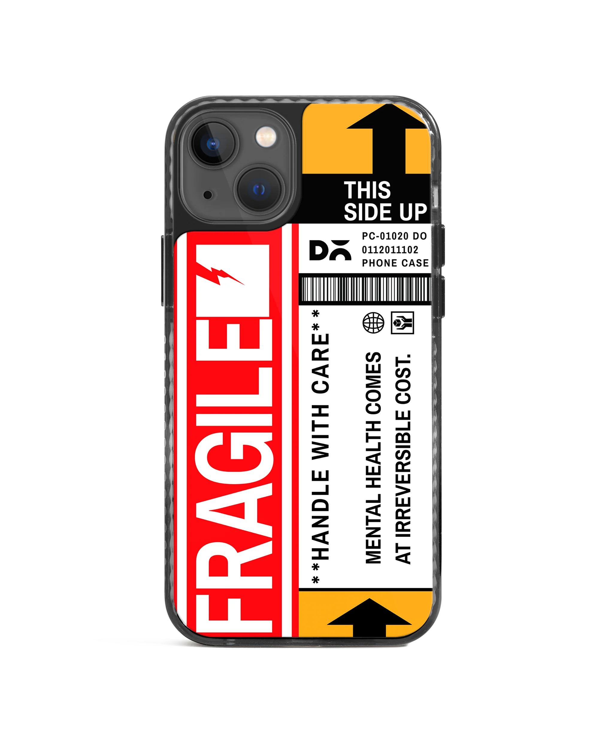 DailyObjects Fragile Stride 2.0 Phone Case Cover For iPhone 15 Plus