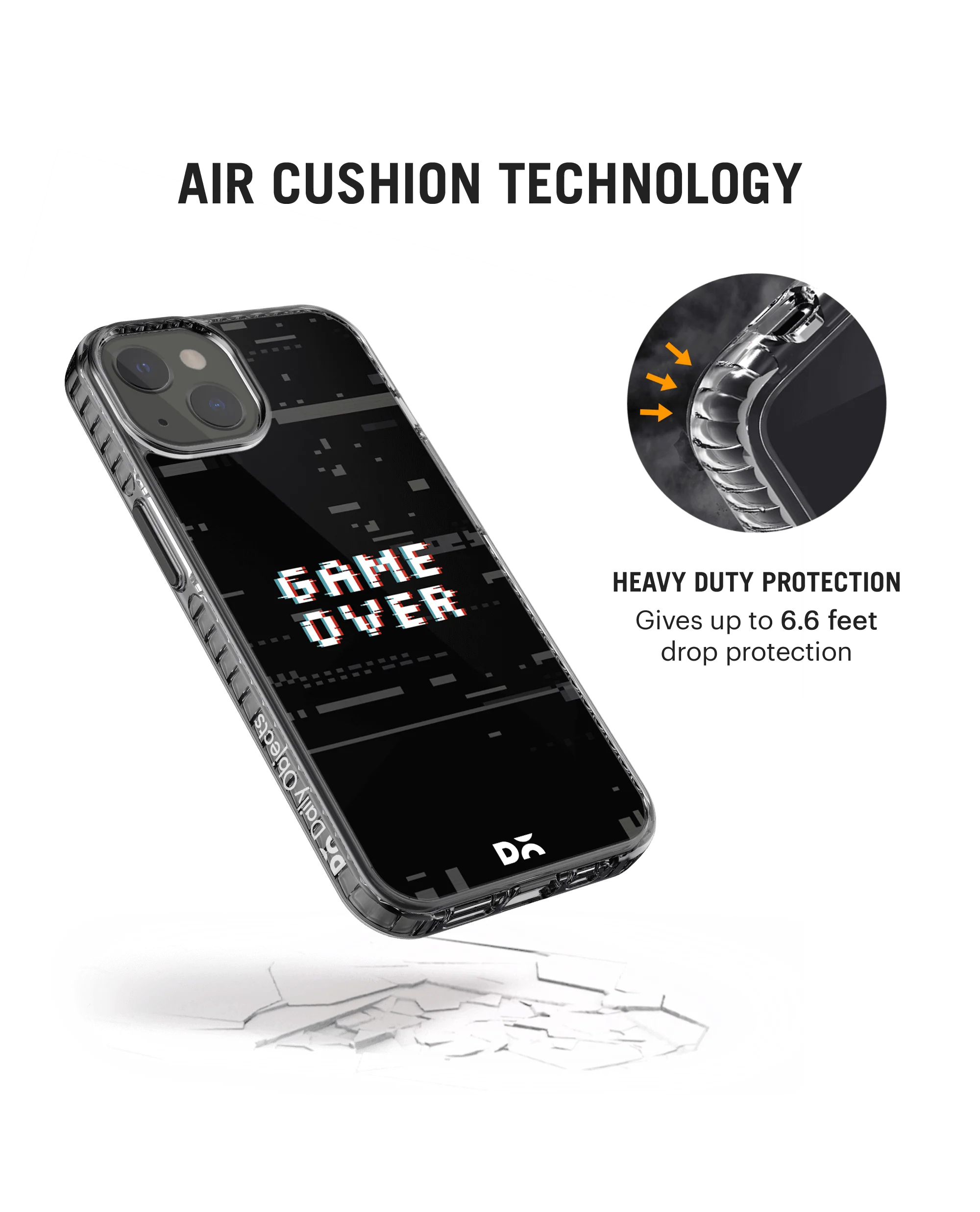 DailyObjects Game Over Stride 2.0 Case Cover For iPhone 13 - Image 2