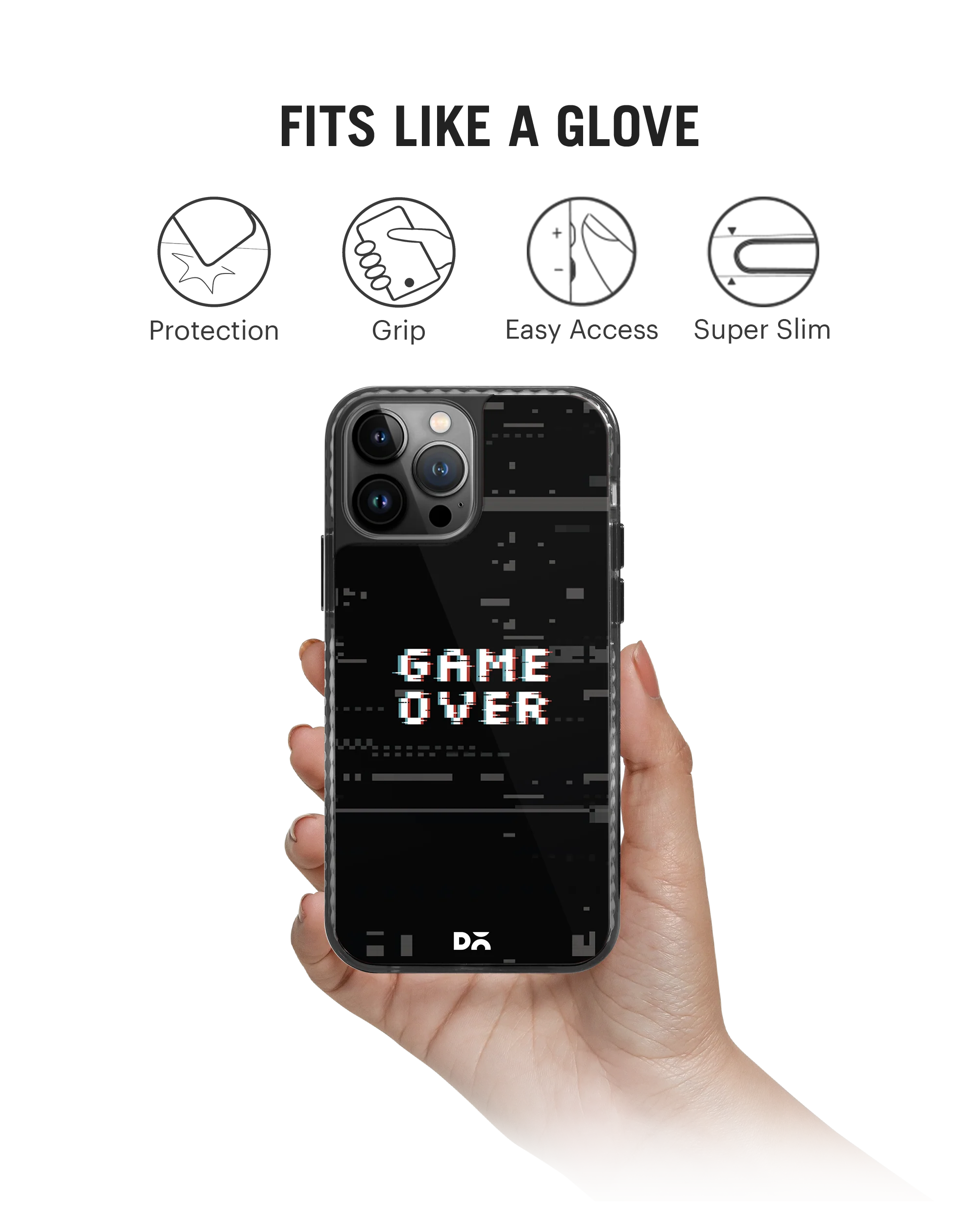 DailyObjects Game Over Stride 2.0 Phone Case Cover For iPhone 15 Pro - Image 2