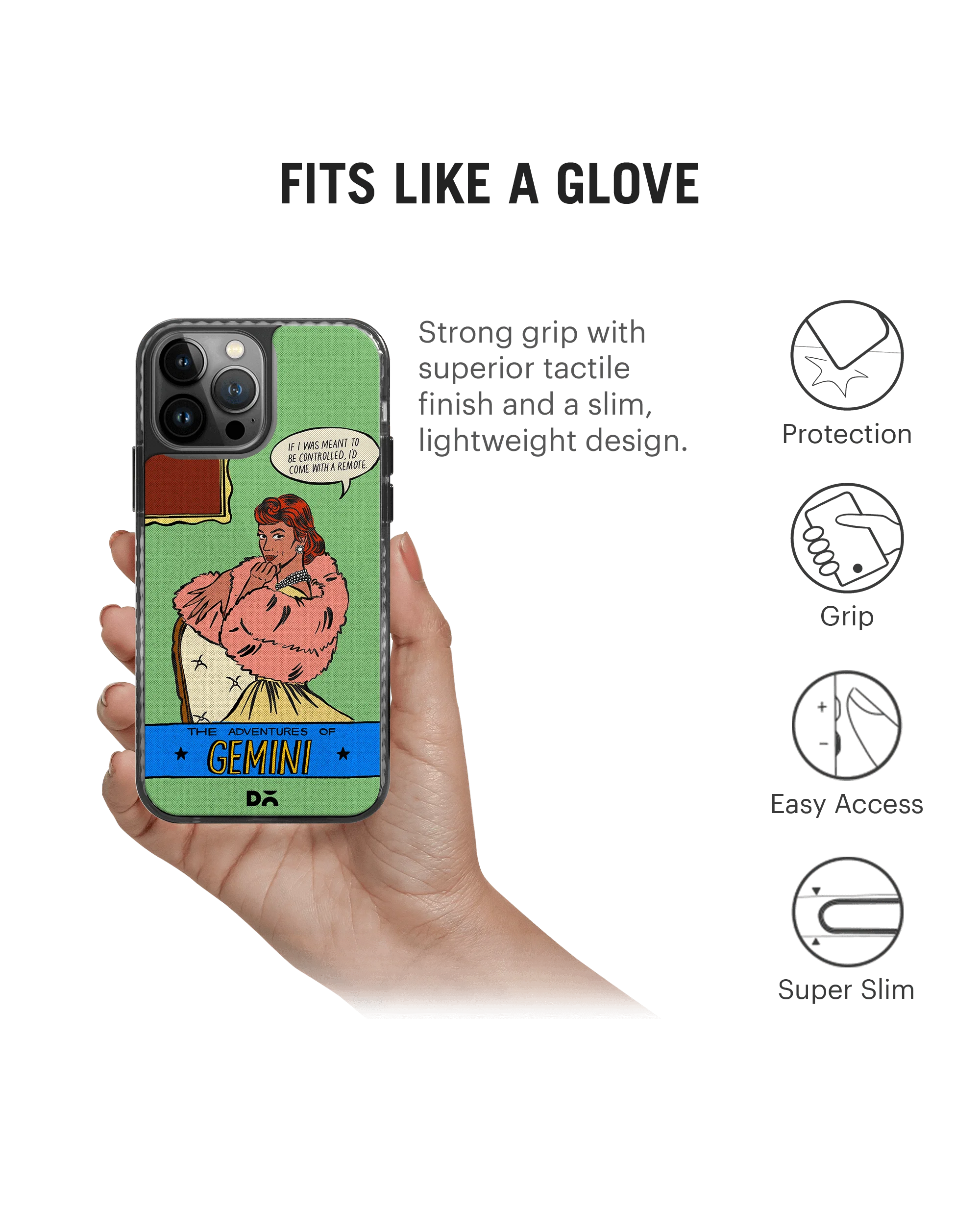 DailyObjects Gemini Stride 2.0 Phone Case Cover For iPhone 14 Pro - Image 2