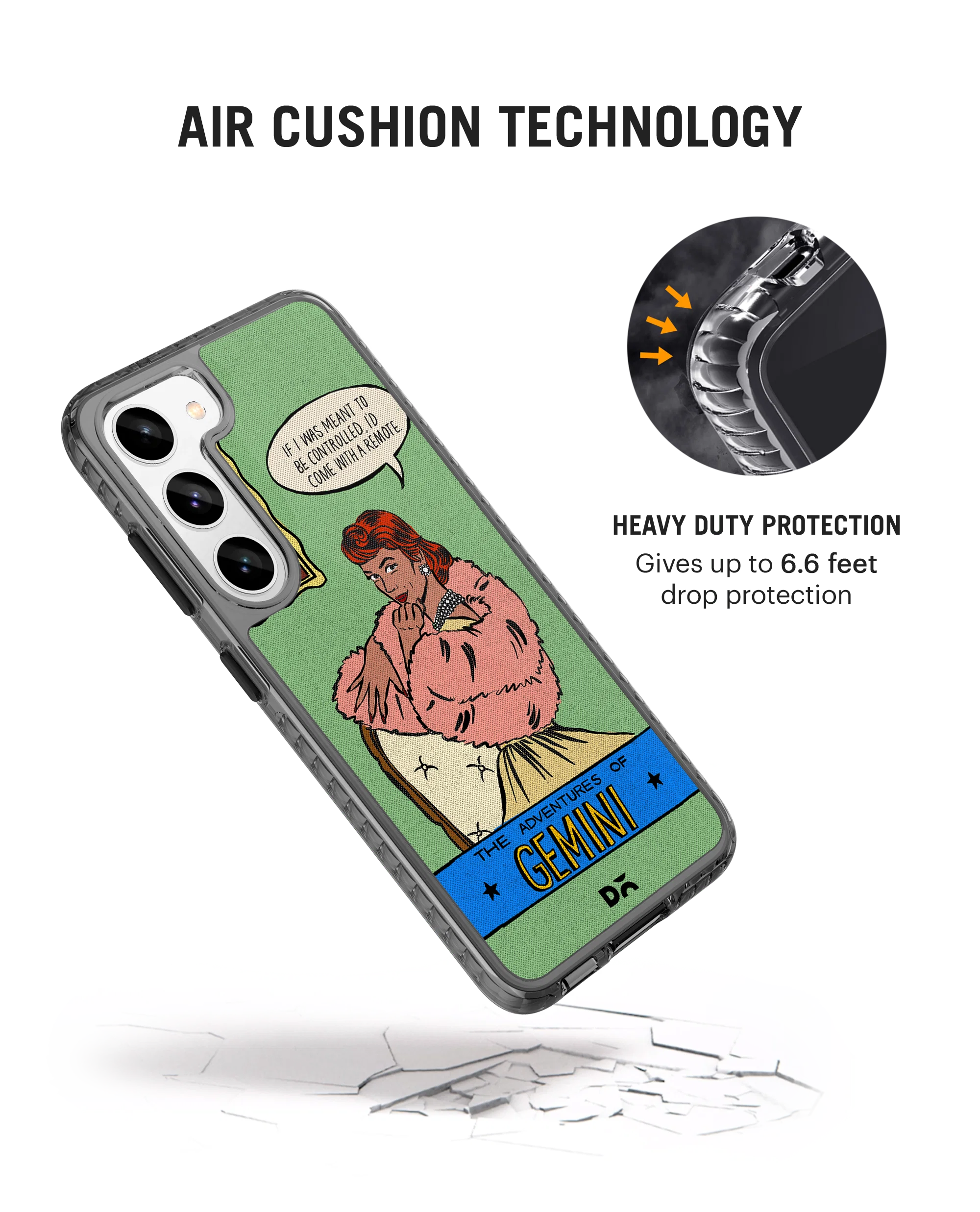 DailyObjects Gemini Stride 2.0 Case Cover For Samsung Galaxy S23 - Image 2