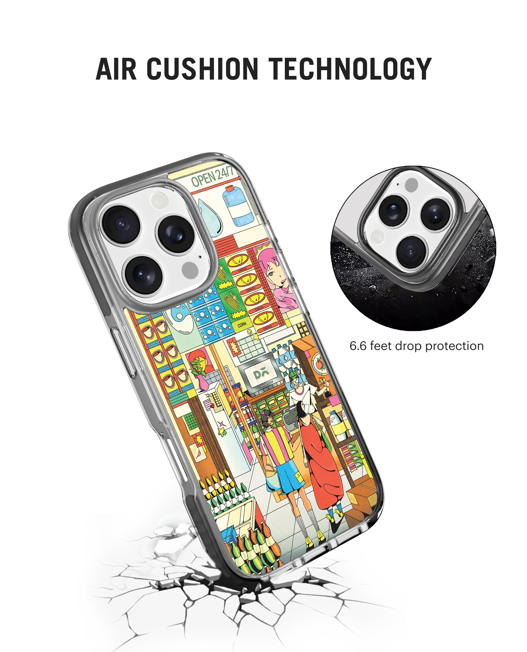 DailyObjects General Store Stride 3.0 MagSafe Case Cover For iPhone 16 Pro - Image 6