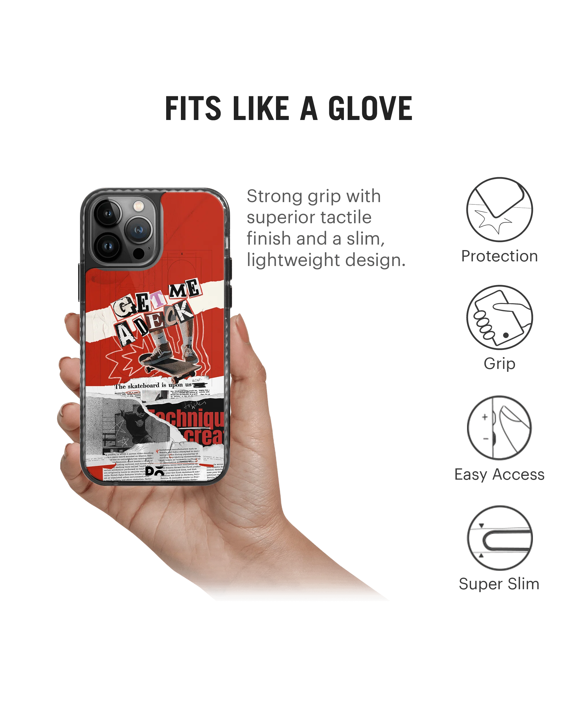 DailyObjects Get Me A Deck Stride 2.0 Phone Case Cover For iPhone 14 Pro Max - Image 2