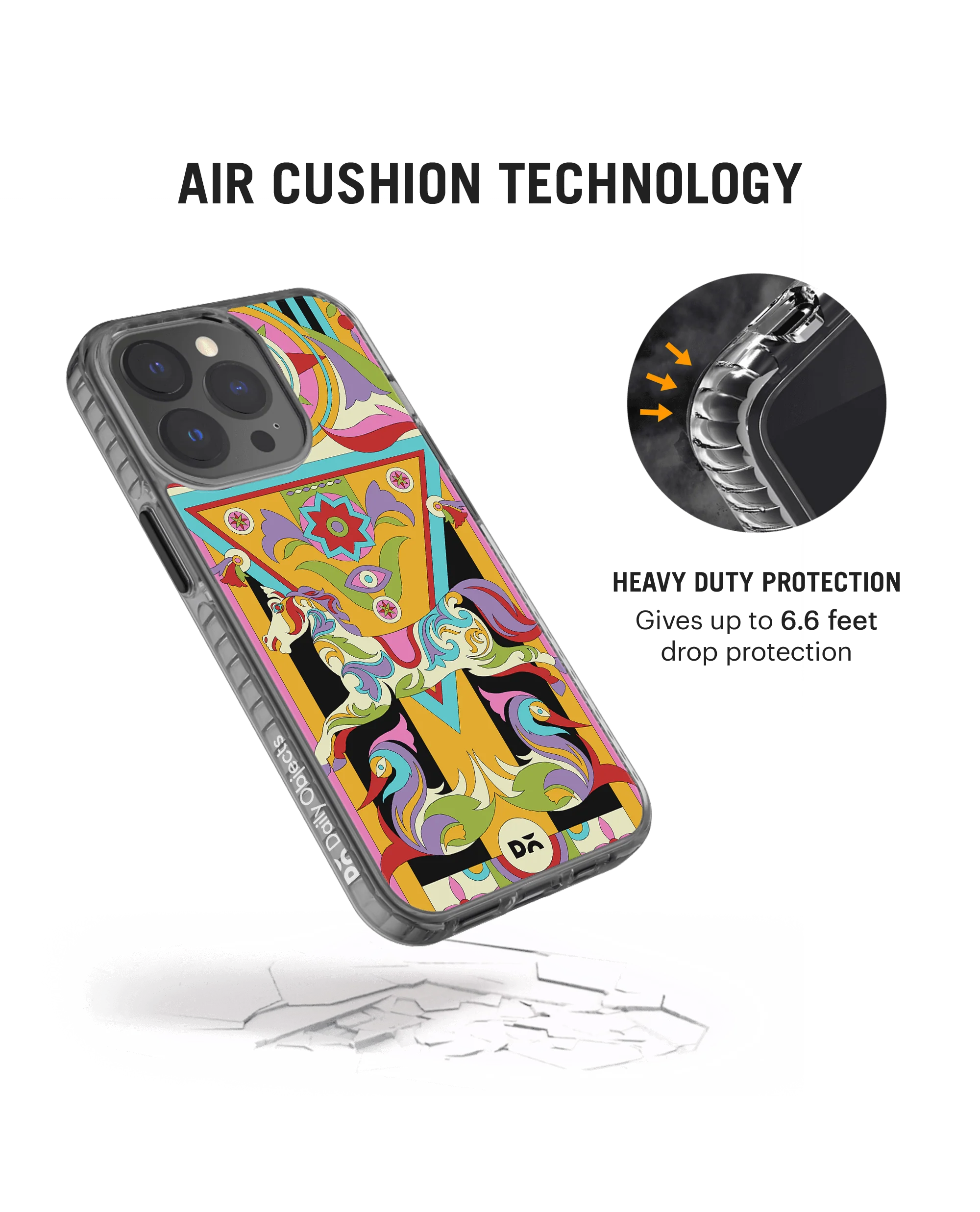 DailyObjects Ghoda Mela Stride 2.0 Case Cover For iPhone 13 Pro - Image 4