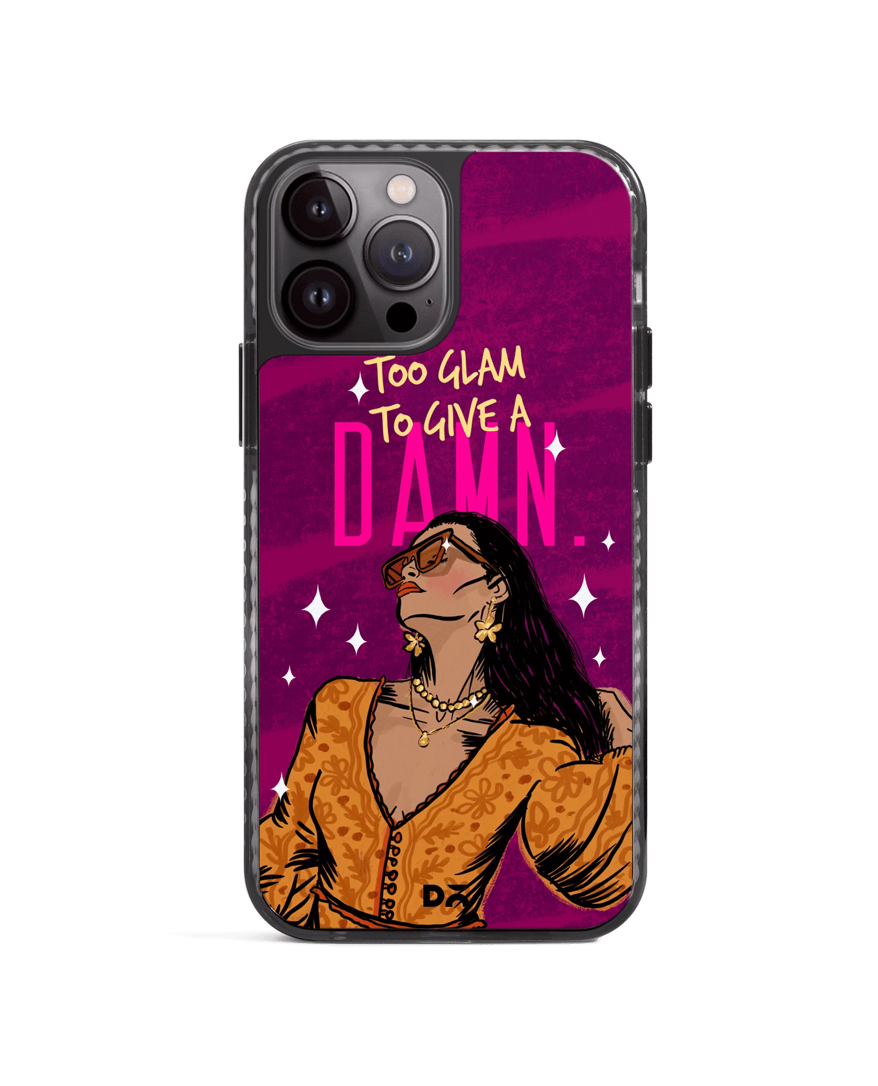 DailyObjects Glam No Damn Stride 2.0 Phone Case Cover For iPhone 14 Pro Max