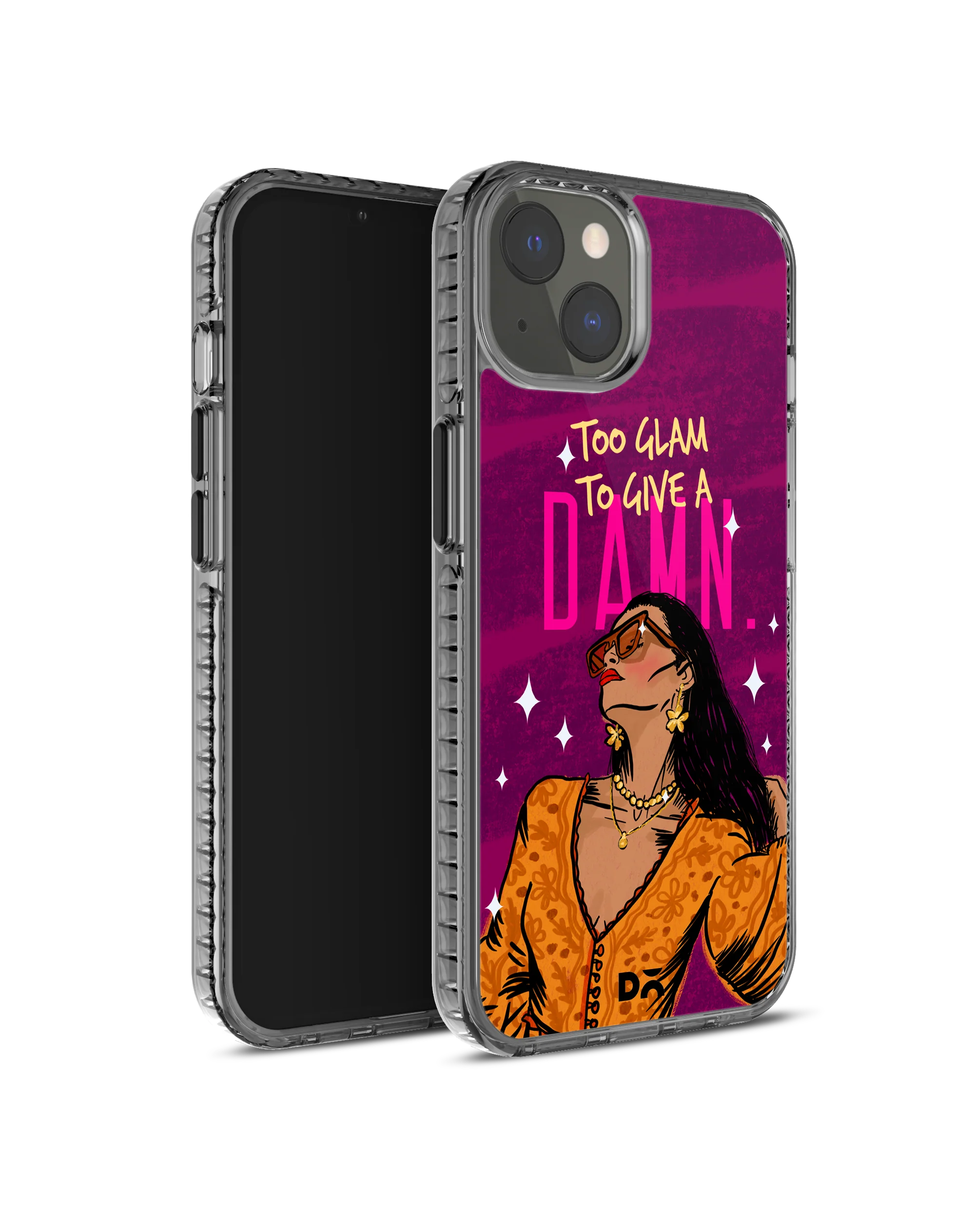 DailyObjects Glam No Damn Stride 2.0 Phone Case Cover For iPhone 15 - Image 3