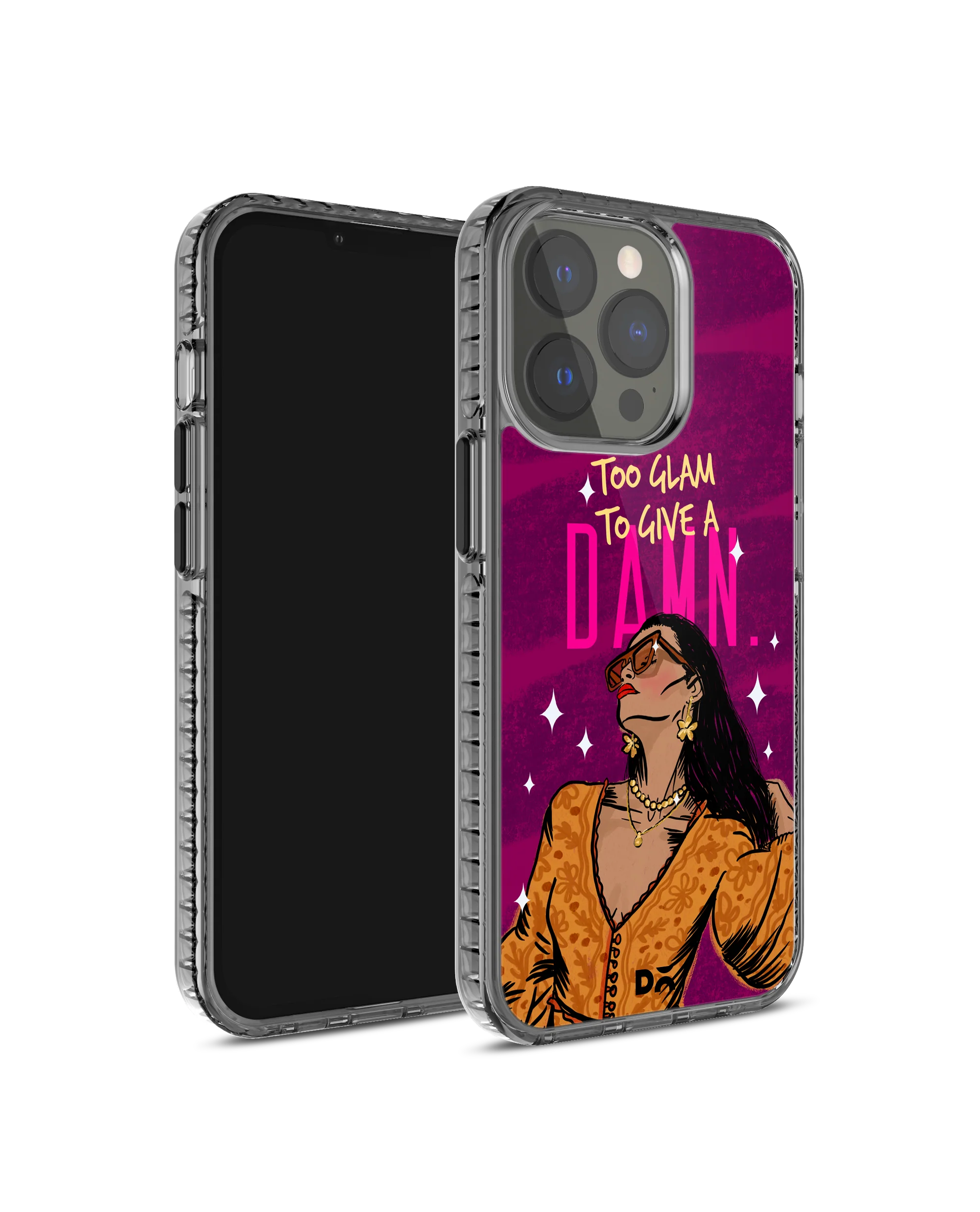 DailyObjects Glam No Damn Stride 2.0 Phone Case Cover For iPhone 15 Pro Max - Image 3