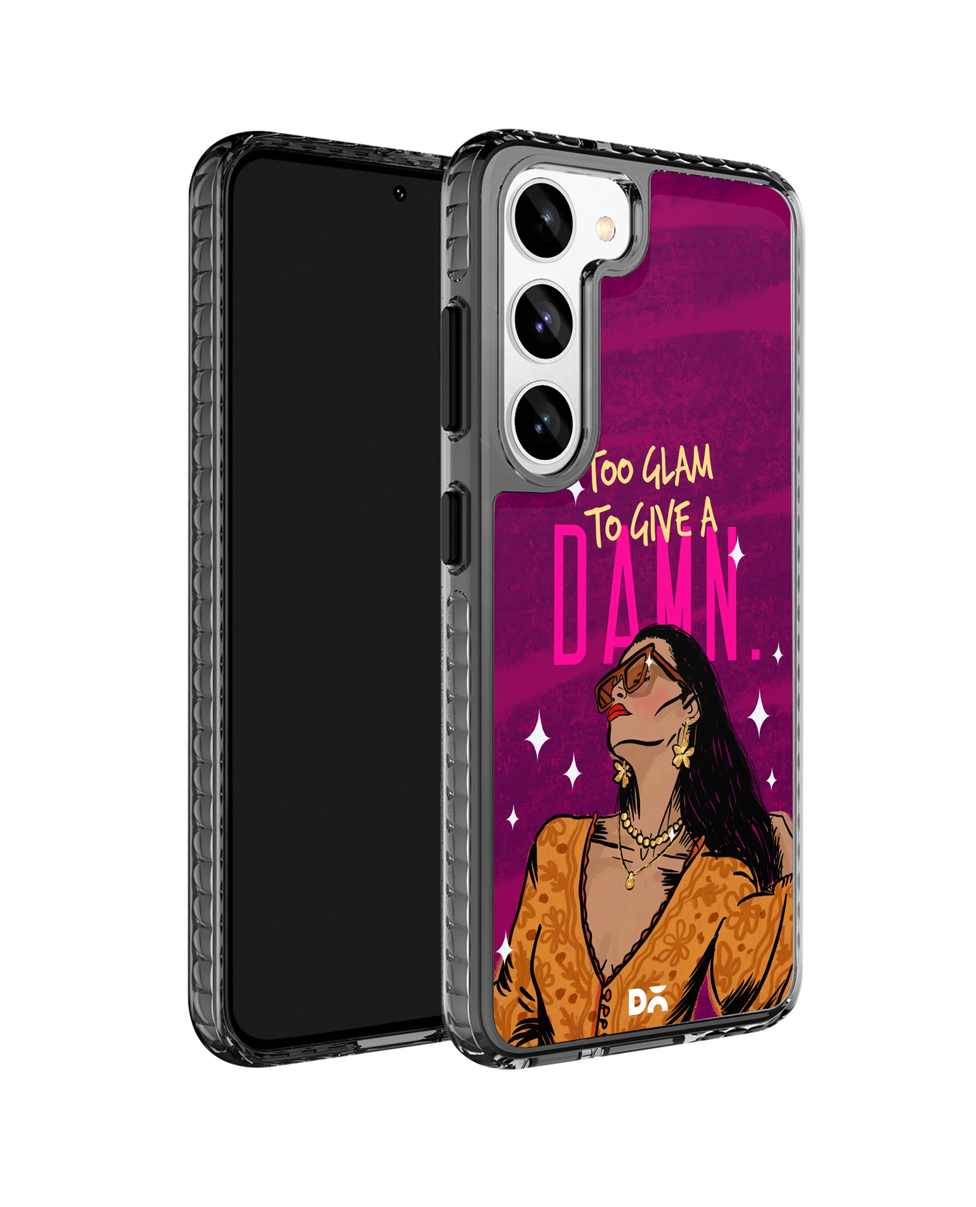 DailyObjects Glam No Damn Stride 2.0 Case Cover For Samsung Galaxy S23 - Image 3