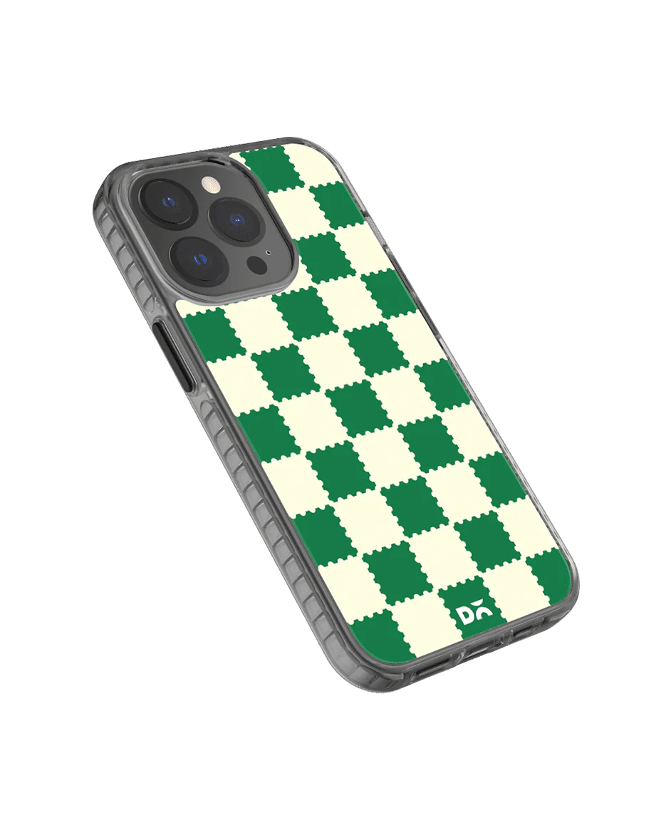 DailyObjects Green Checkerboard Stride 2.0 Case Cover For iPhone 13 Pro Max - Image 4
