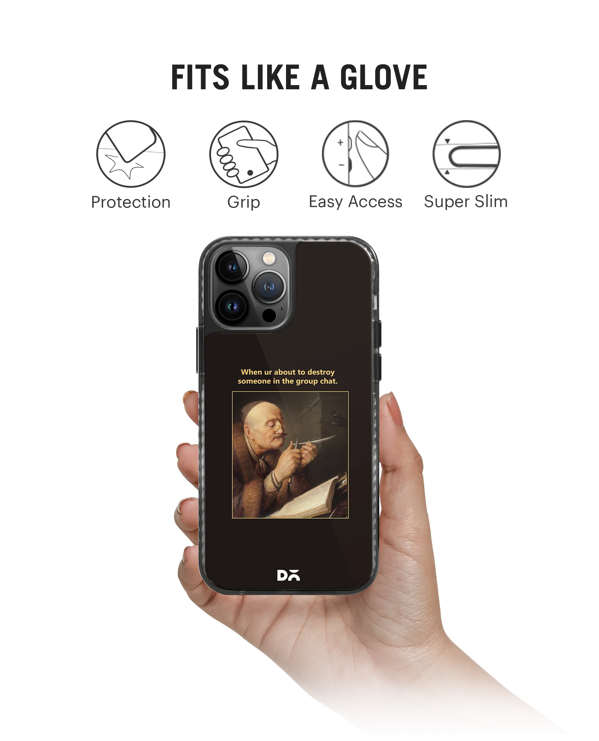 DailyObjects Group Chat Stride 2.0 Phone Case Cover For iPhone 15 Pro Max - Image 2