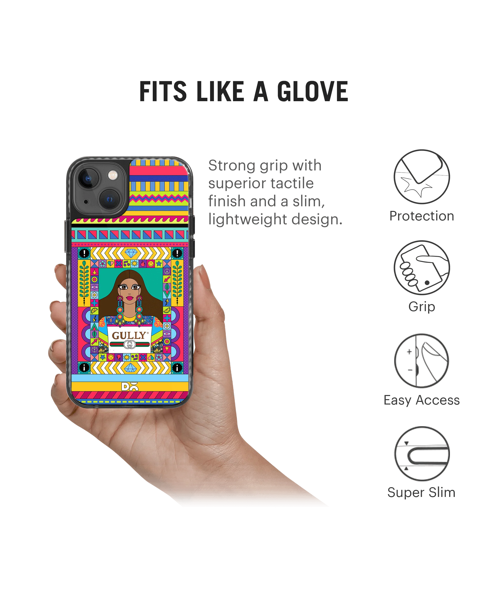 DailyObjects Gully Gal Stride 2.0 Case Cover For iPhone 13 - Image 4