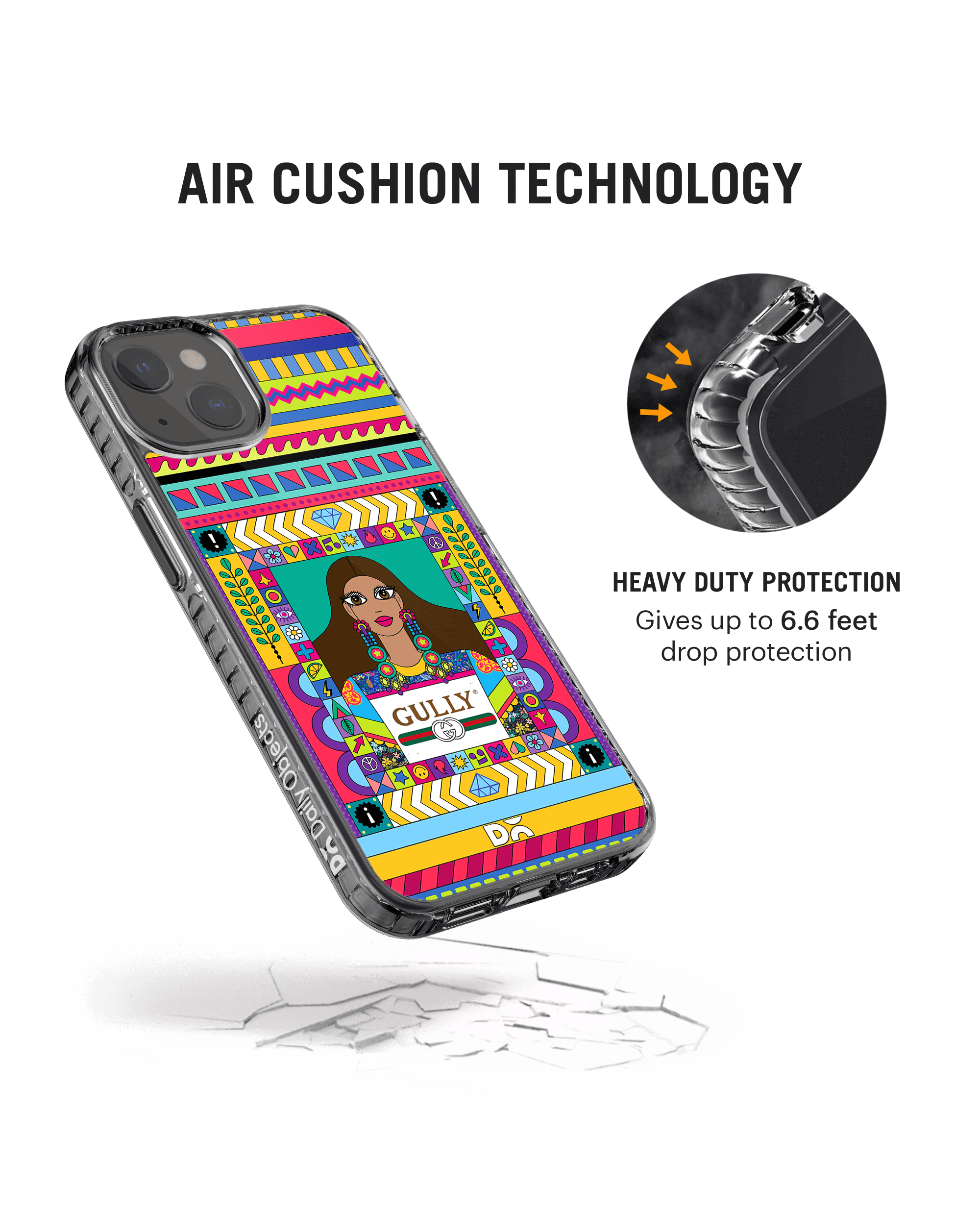 DailyObjects Gully Gal Stride 2.0 Phone Case Cover For iPhone 14 - Image 2