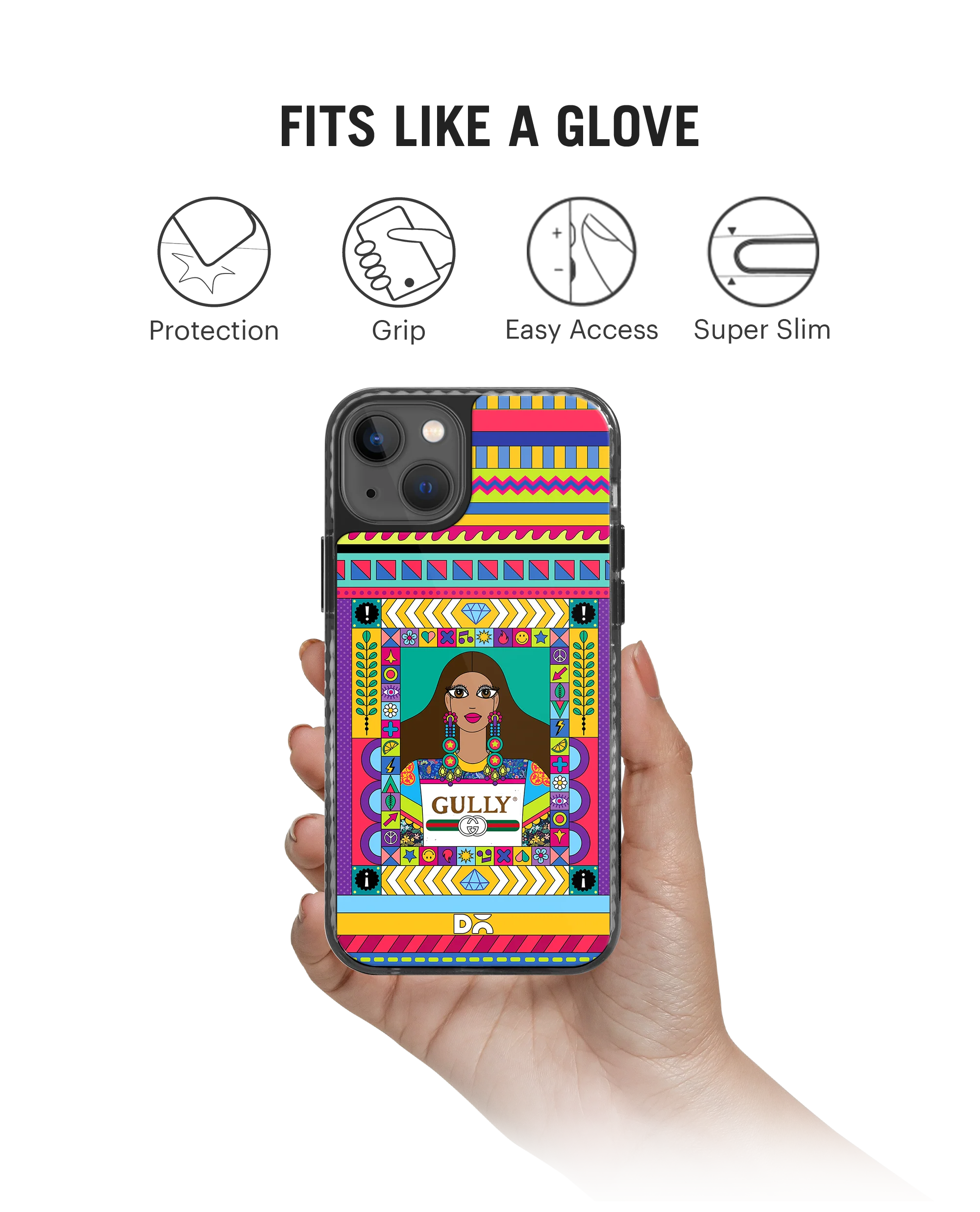 DailyObjects Gully Gal Stride 2.0 Phone Case Cover For iPhone 15 Plus - Image 2