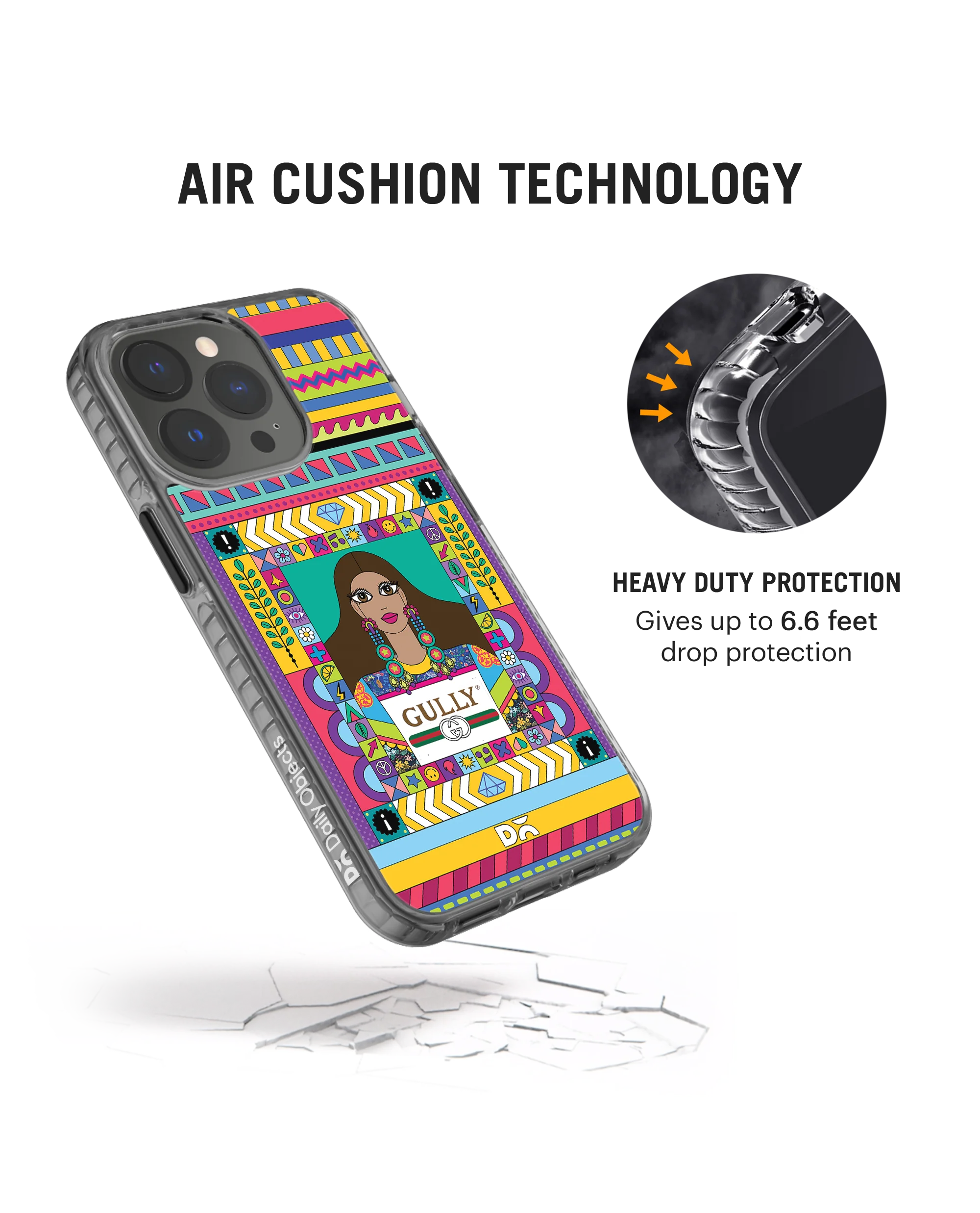 DailyObjects Gully Gal Stride 2.0 Phone Case Cover For iPhone 15 Pro - Image 5
