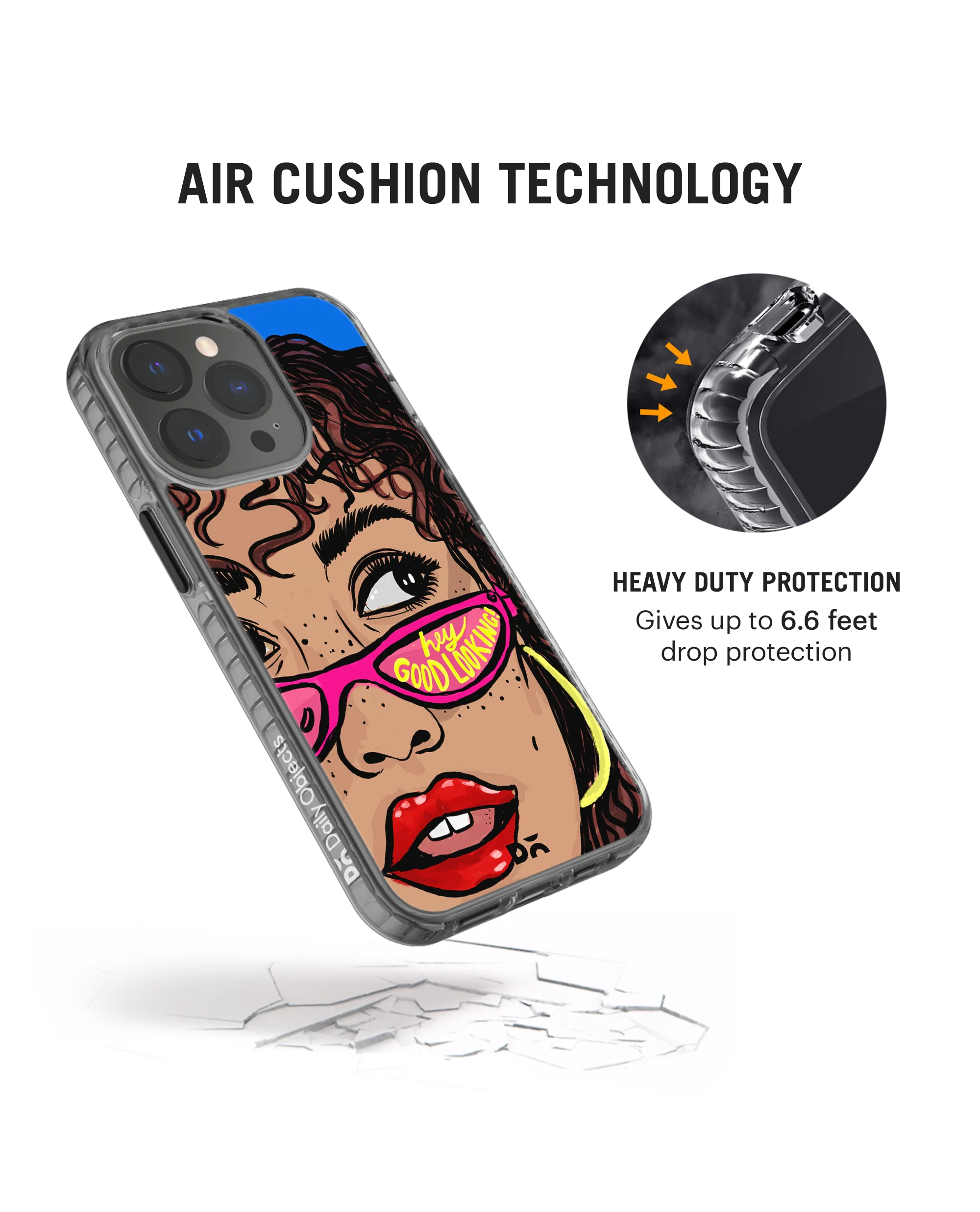 DailyObjects Hey Good Looking Stride 2.0 Phone Case Cover For iPhone 15 Pro - Image 5