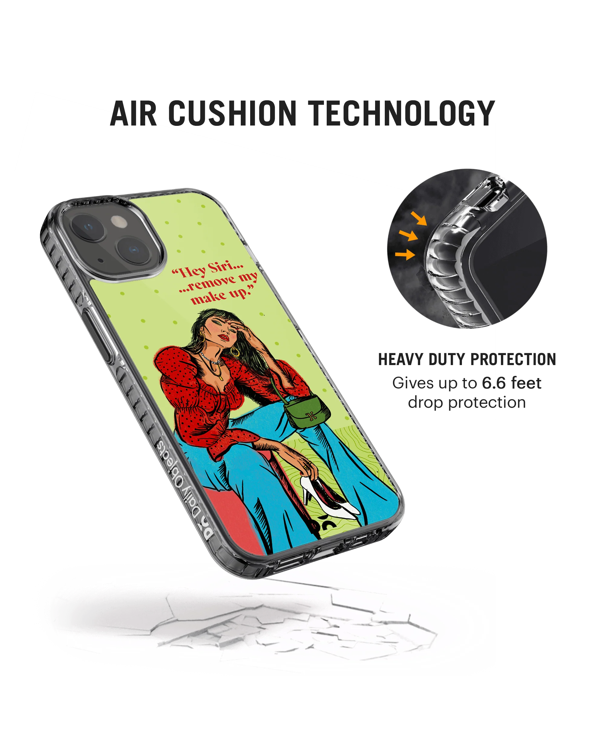 DailyObjects Hey Siri Stride 2.0 Phone Case Cover For iPhone 14 - Image 2