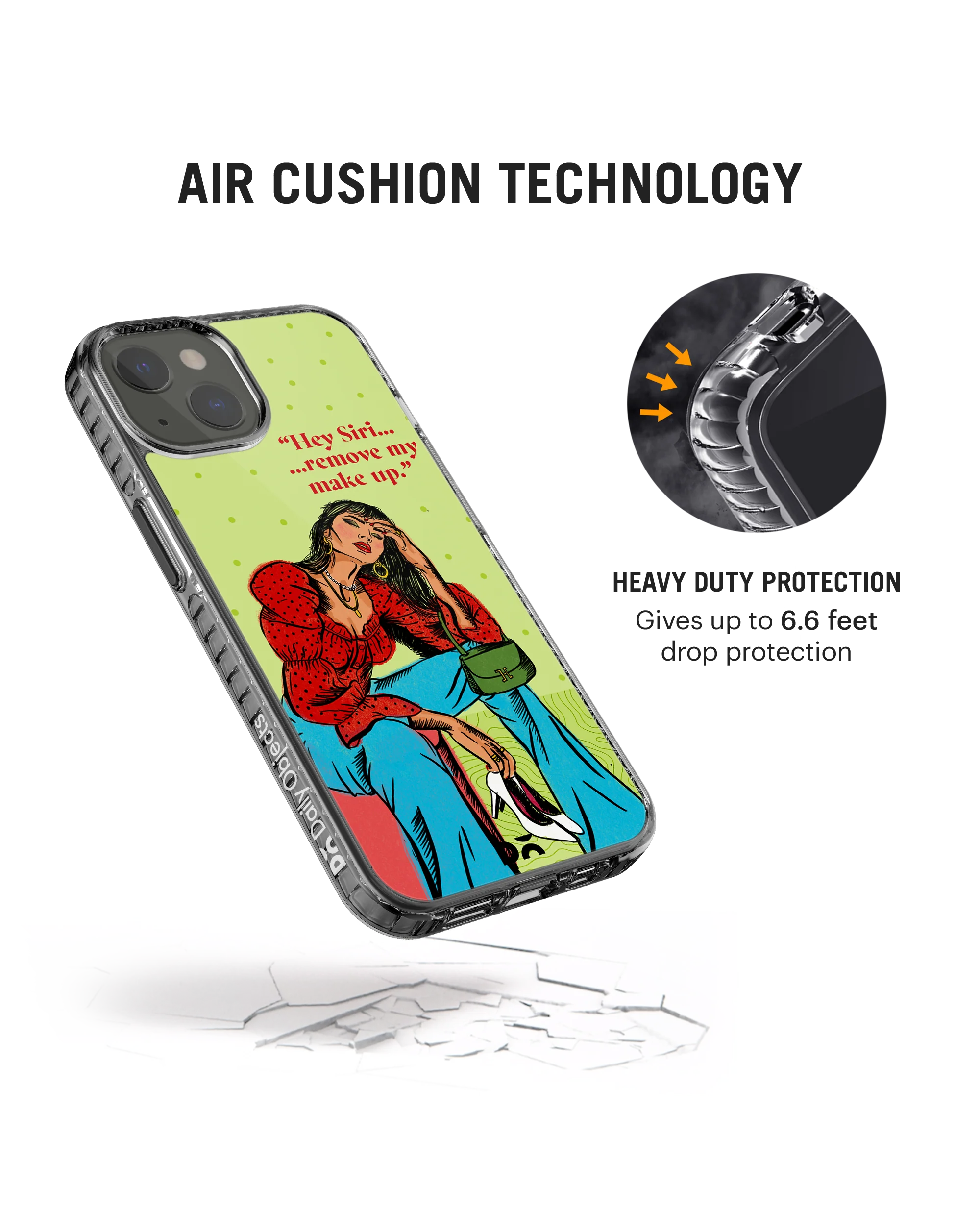 DailyObjects Hey Siri Stride 2.0 Phone Case Cover For iPhone 15 Plus - Image 6