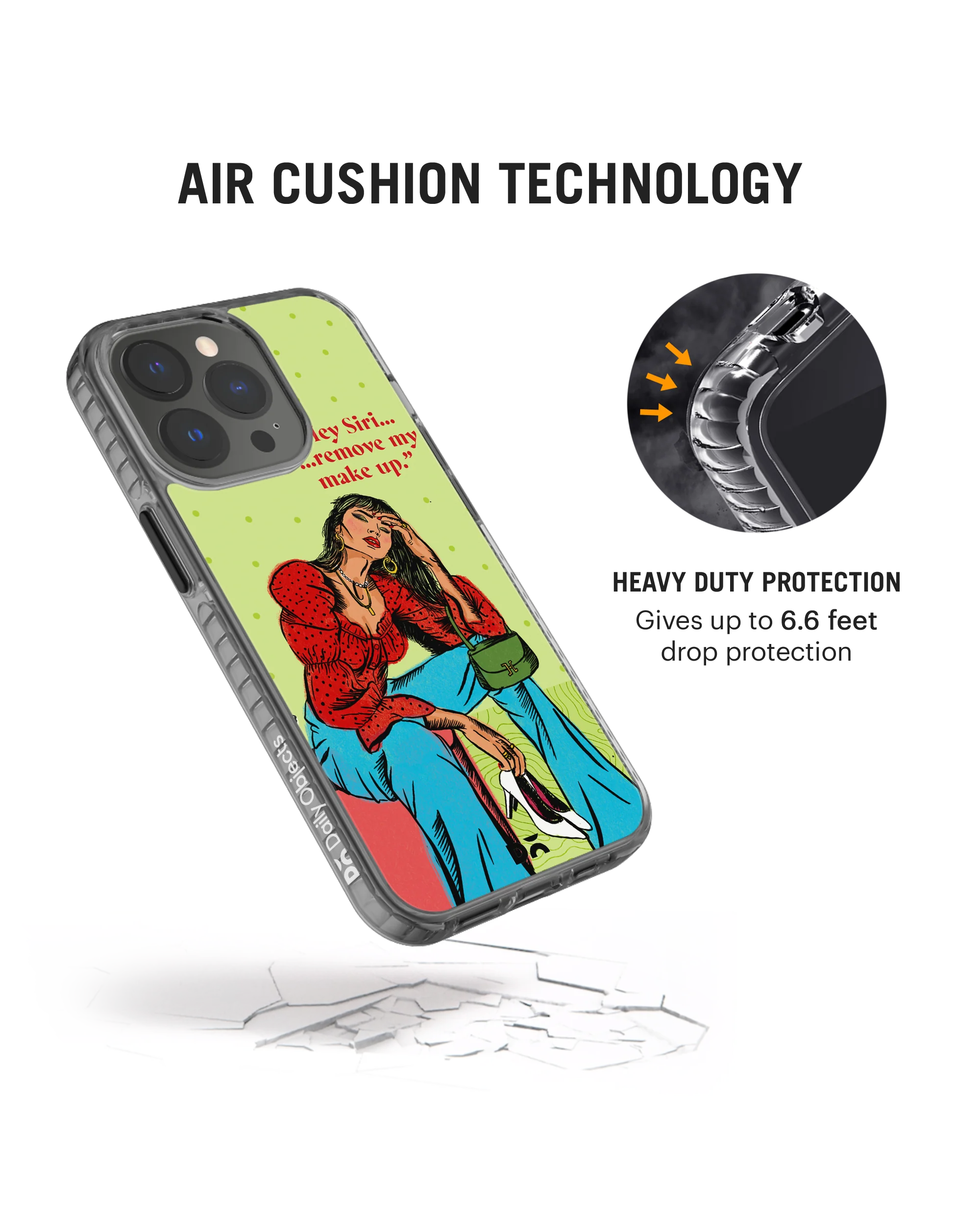 DailyObjects Hey Siri Stride 2.0 Phone Case Cover For iPhone 15 Pro Max - Image 5