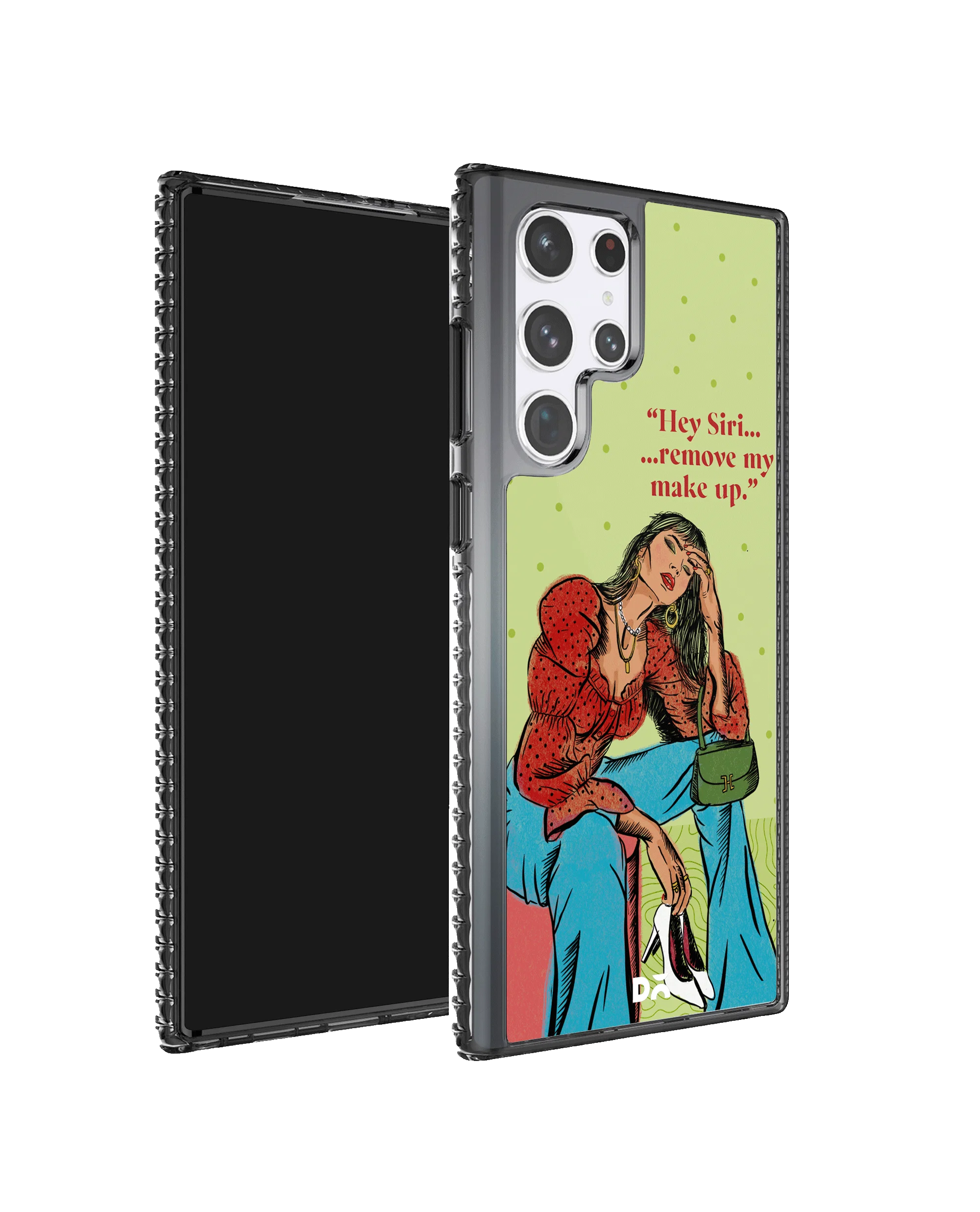 DailyObjects Hey Siri Stride 2.0 Case Cover For Samsung Galaxy S23 Ultra - Image 3