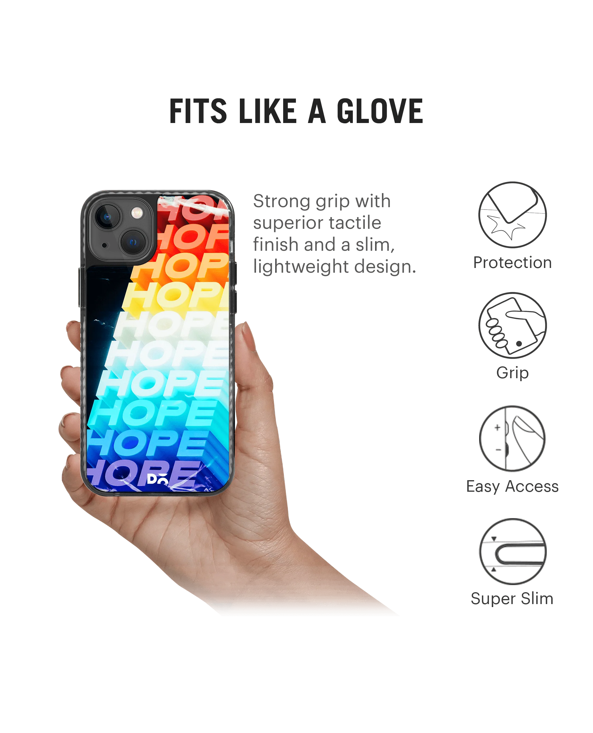 DailyObjects Hope Stride 2.0 Case Cover For iPhone 13 - Image 3