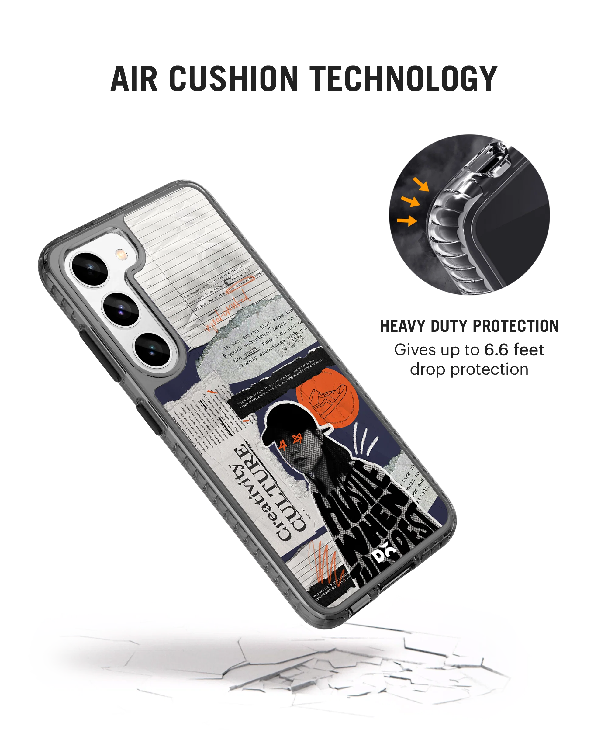 DailyObjects Hustle When They Rest Stride 2.0 Case Cover For Samsung Galaxy S23 - Image 2