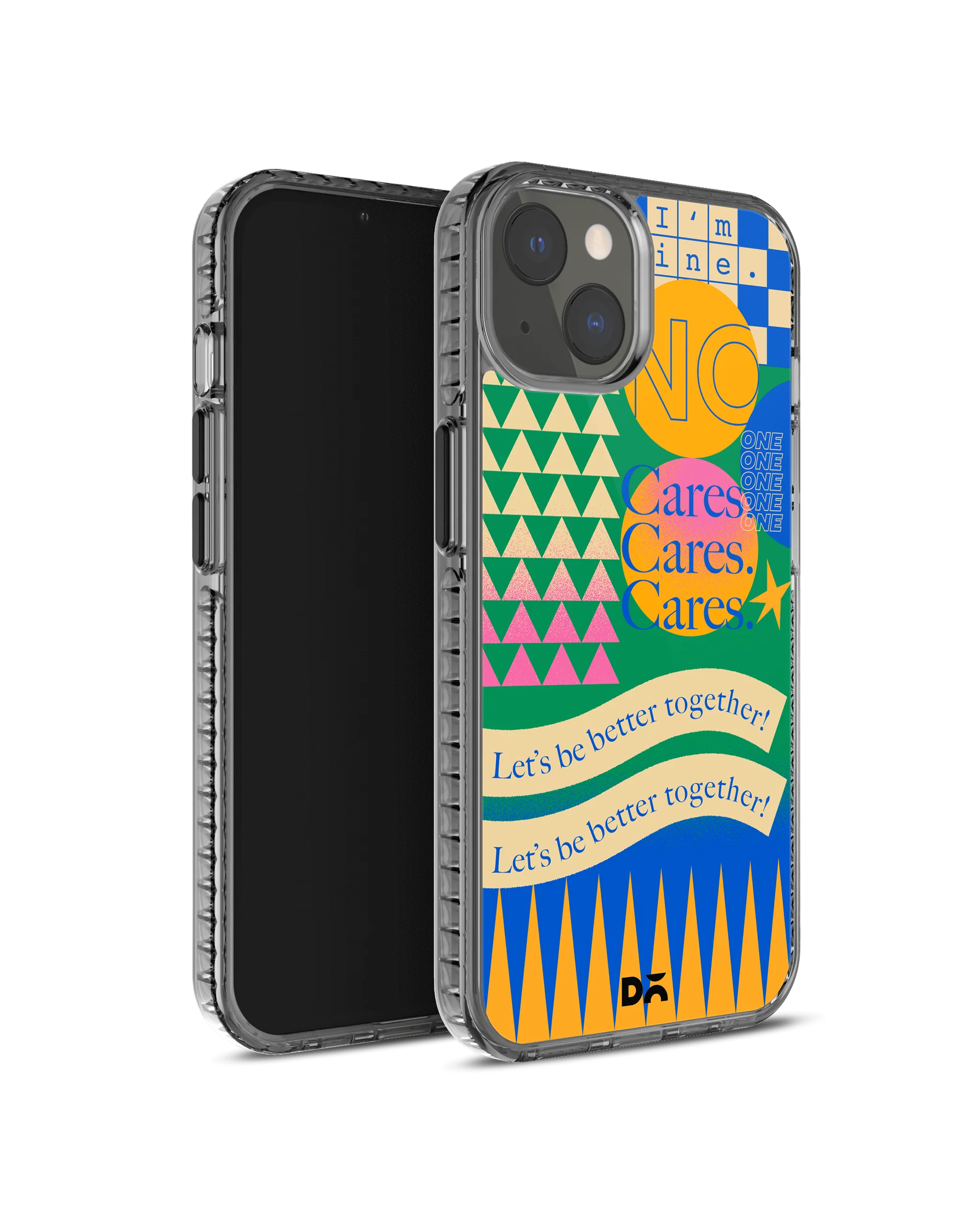 DailyObjects I am Fine Stride 2.0 Case Cover For iPhone 13 - Image 2