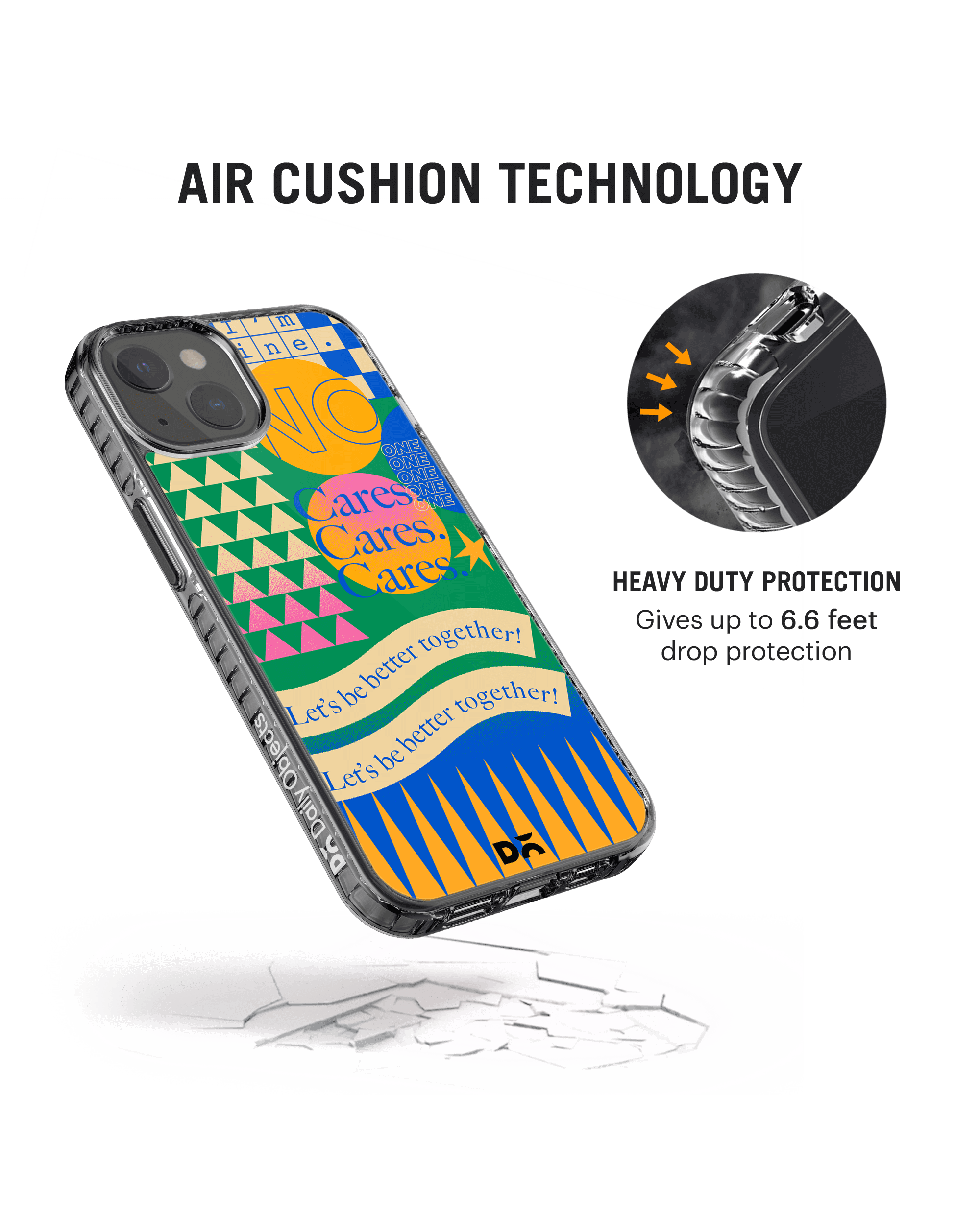DailyObjects I am Fine Stride 2.0 Phone Case Cover For iPhone 14 - Image 2