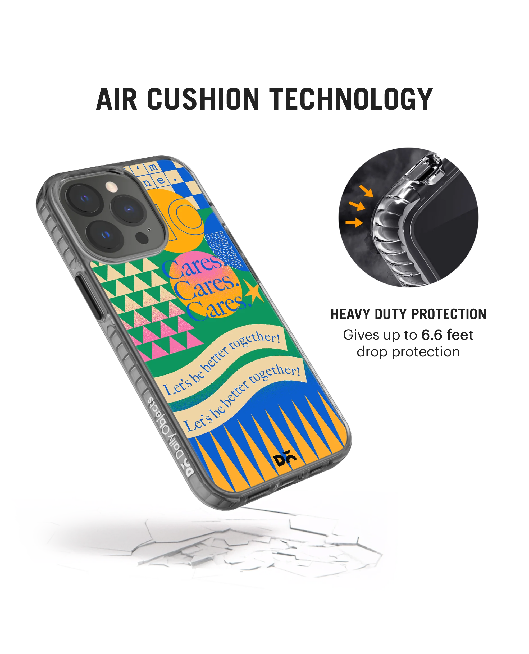DailyObjects I am Fine Stride 2.0 Phone Case Cover For iPhone 15 Pro - Image 5