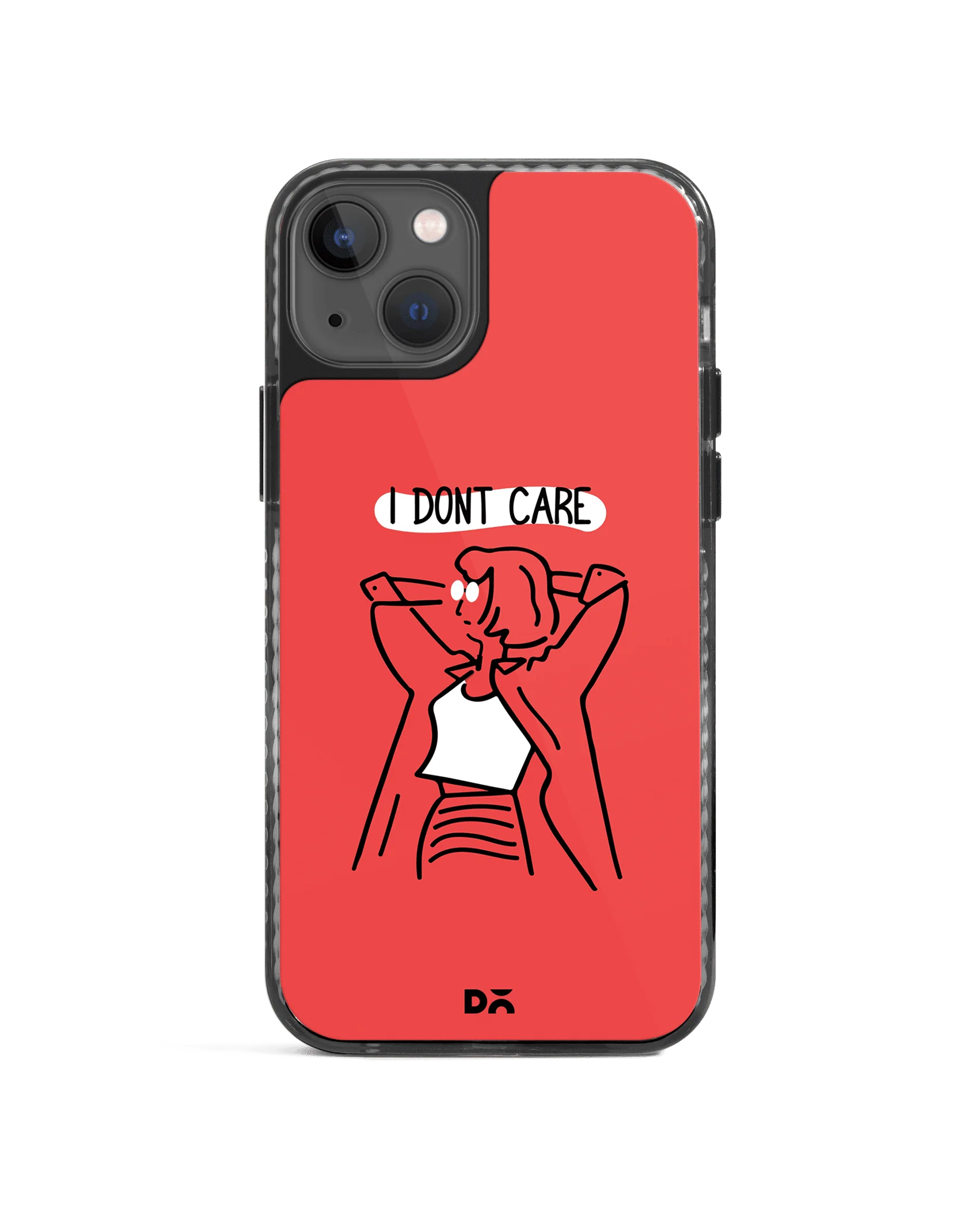 DailyObjects I Don't Care Stride 2.0 Case Cover For iPhone 13 Mini