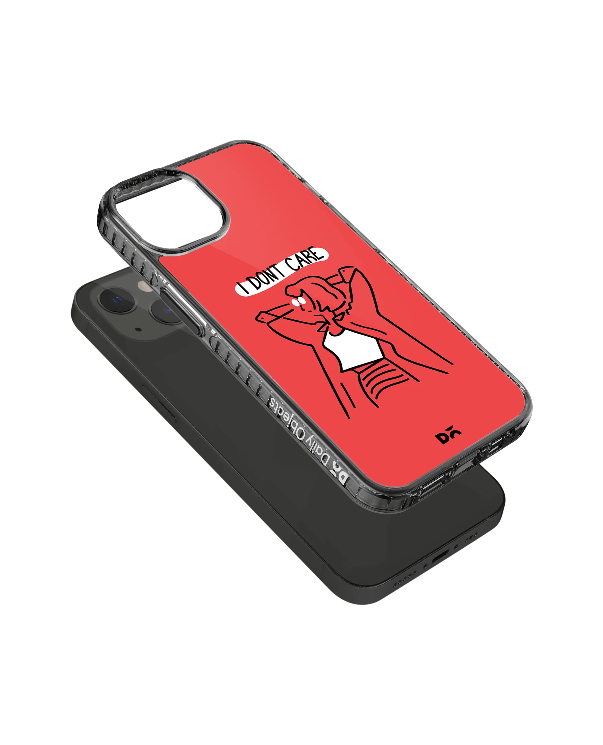 DailyObjects I Don't Care Stride 2.0 Case Cover For iPhone 13 Mini - Image 5