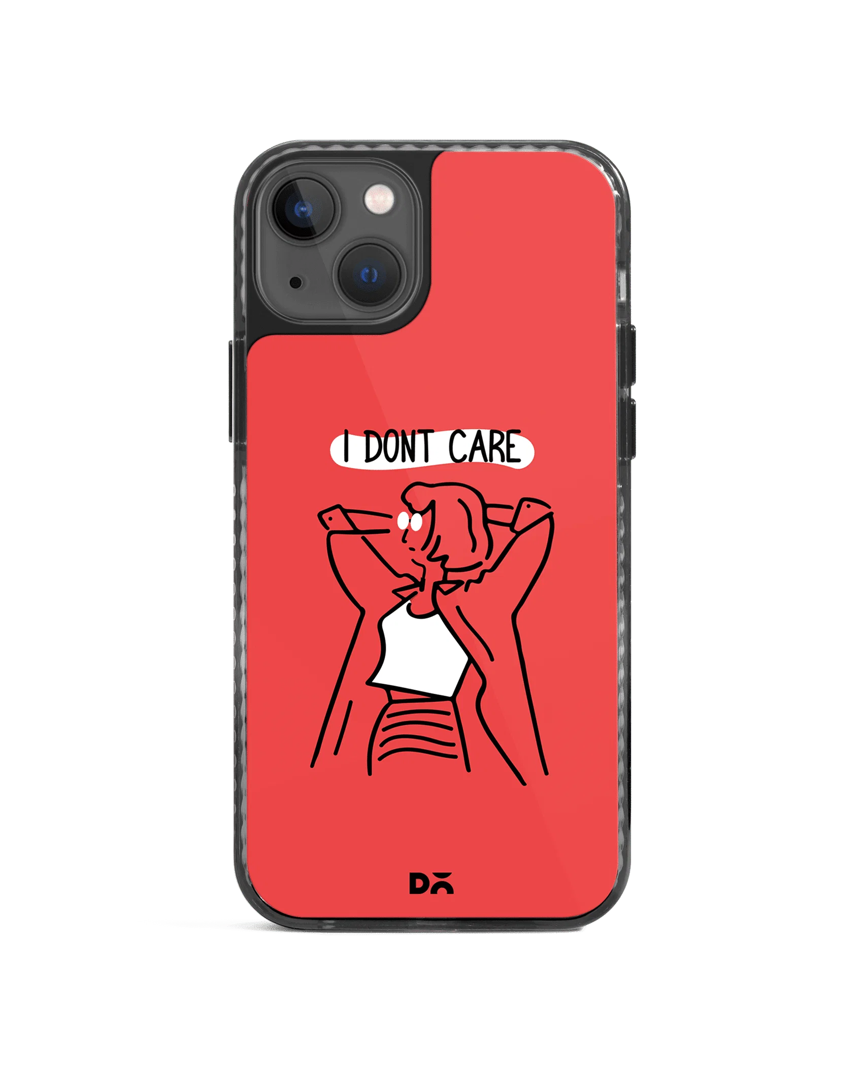 DailyObjects I Don't Care Stride 2.0 Phone Case Cover For iPhone 14 Plus