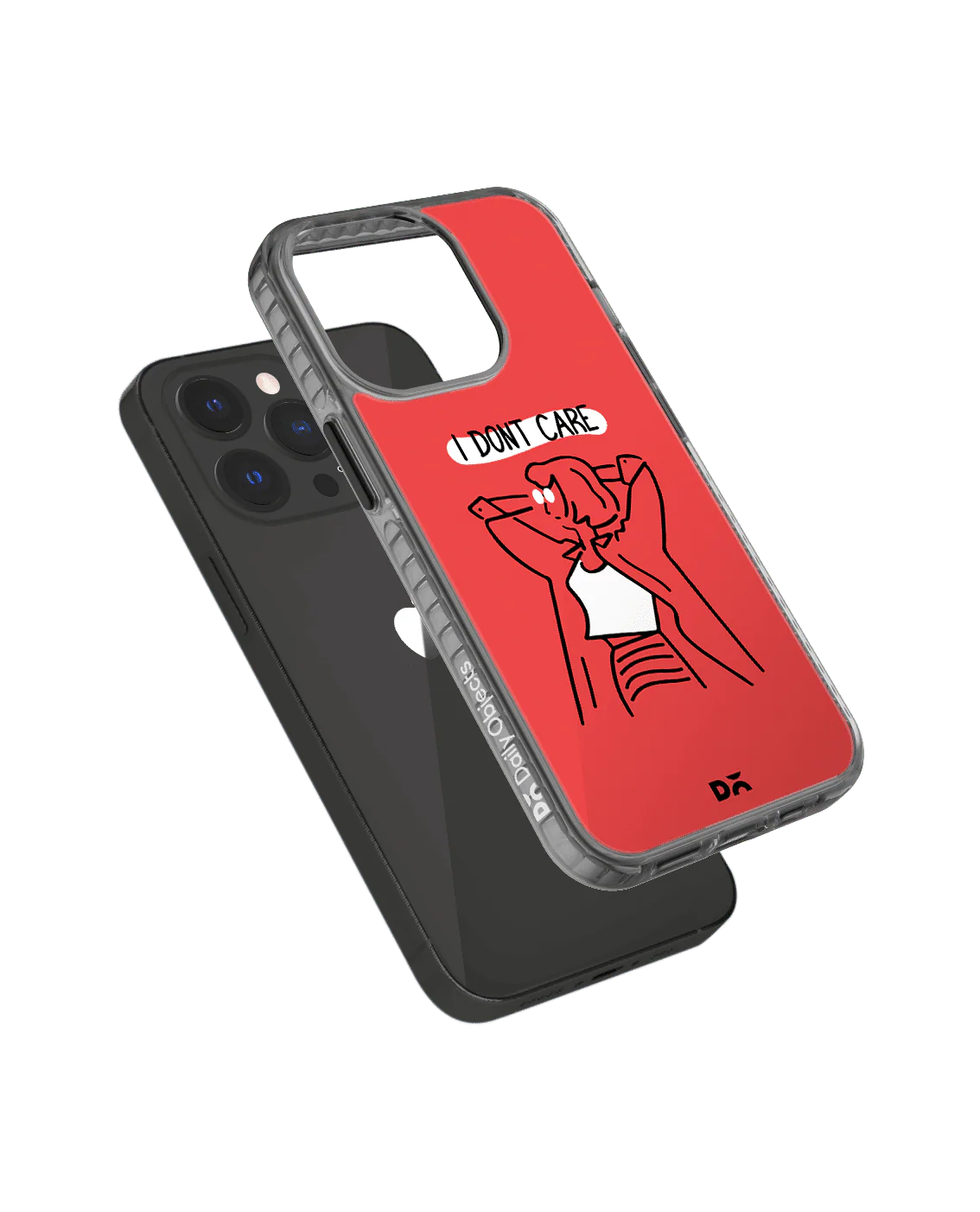 DailyObjects I Don't Care Stride 2.0 Phone Case Cover For iPhone 14 Pro - Image 4
