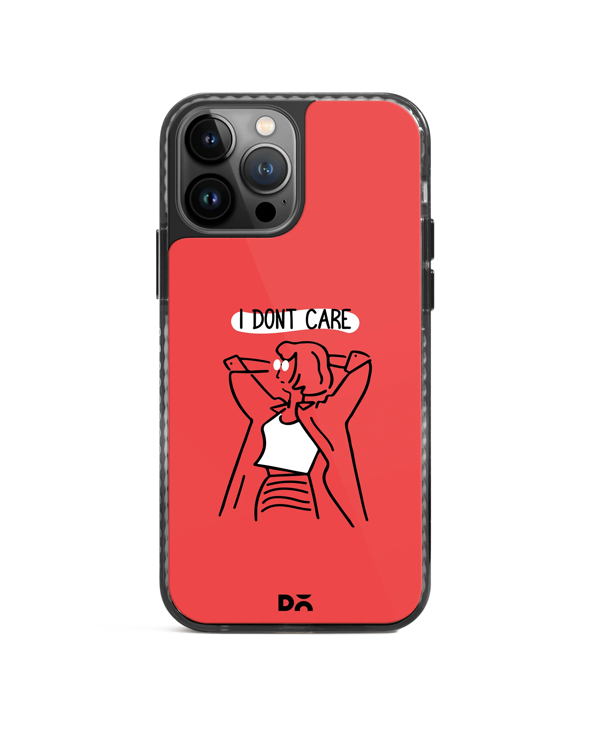 DailyObjects I Don't Care Stride 2.0 Phone Case Cover For iPhone 15 Pro