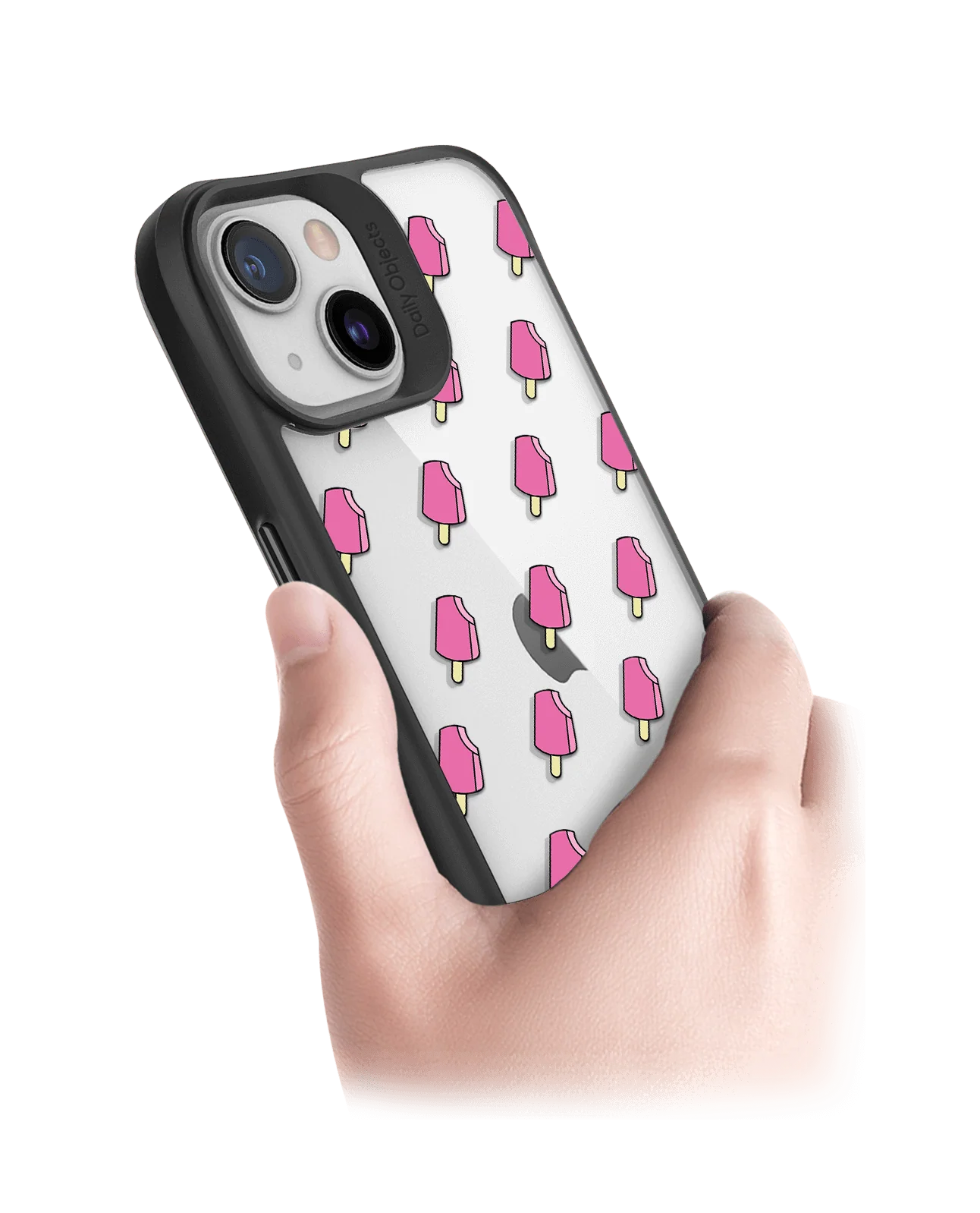 DailyObjects Ice Candy Icon Black Hybrid Clear Case Cover For iPhone 13 Mini - Image 2