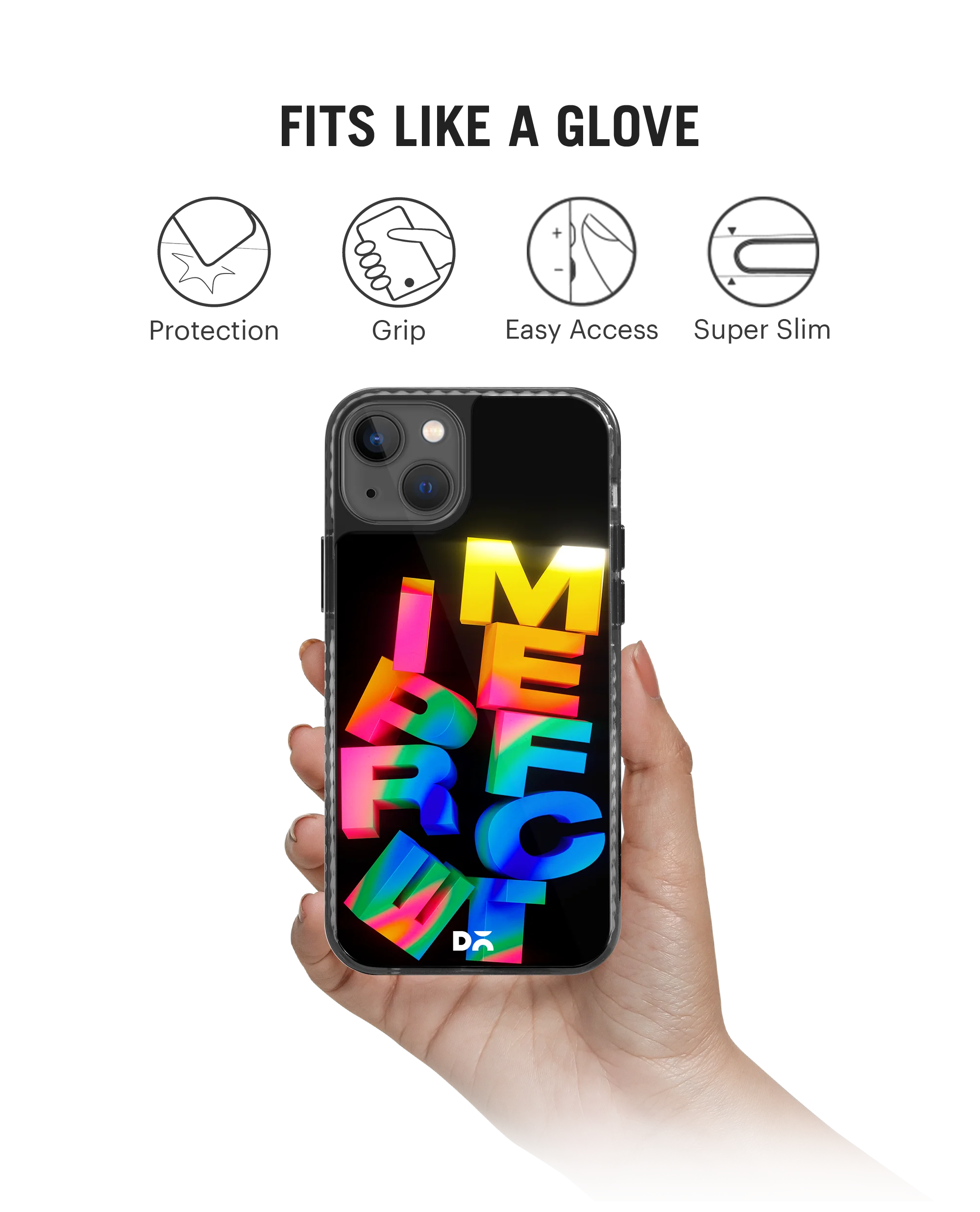 DailyObjects Imperfect Stride 2.0 Phone Case Cover For iPhone 15 Plus - Image 2