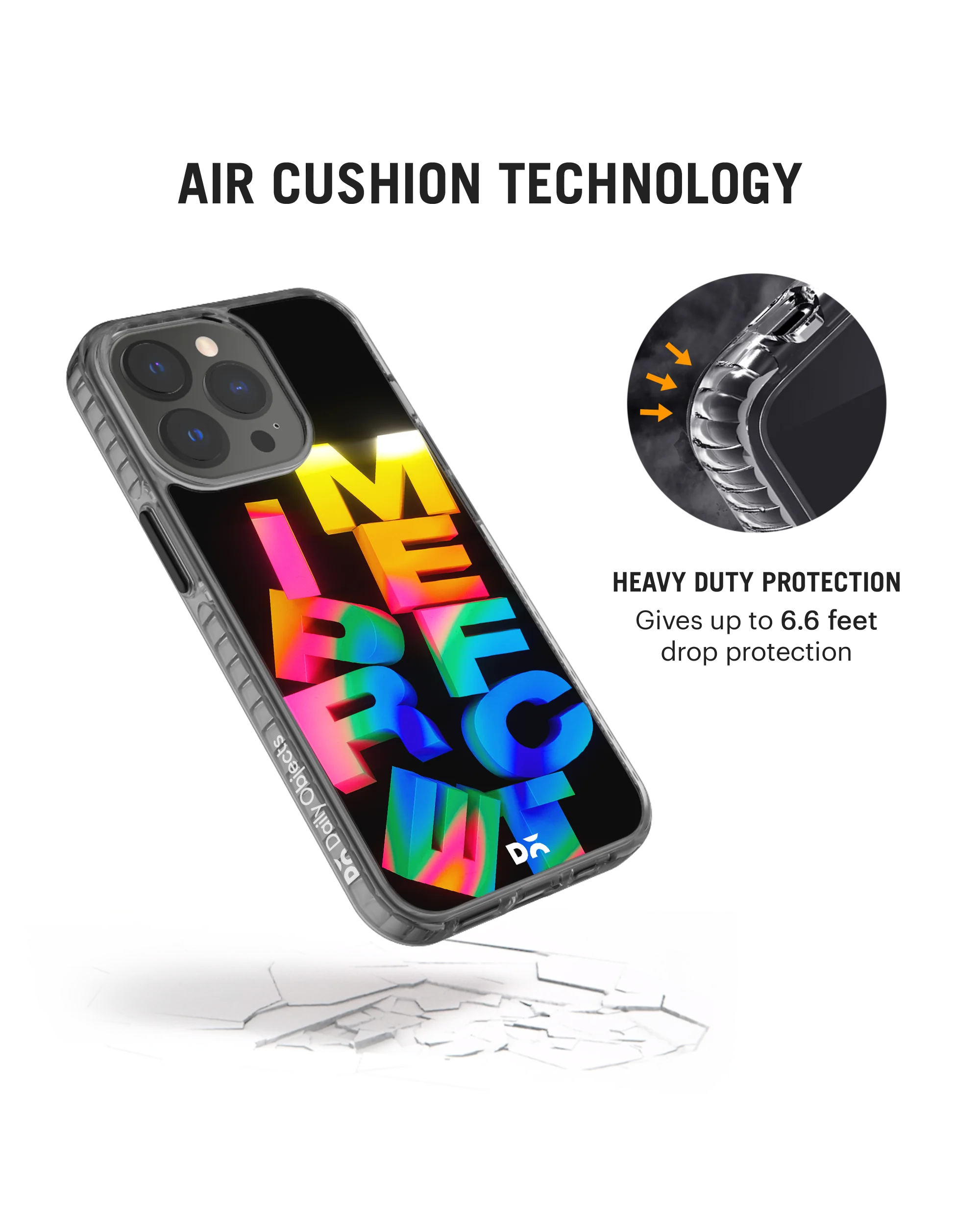 DailyObjects Imperfect Stride 2.0 Phone Case Cover For iPhone 15 Pro Max - Image 5