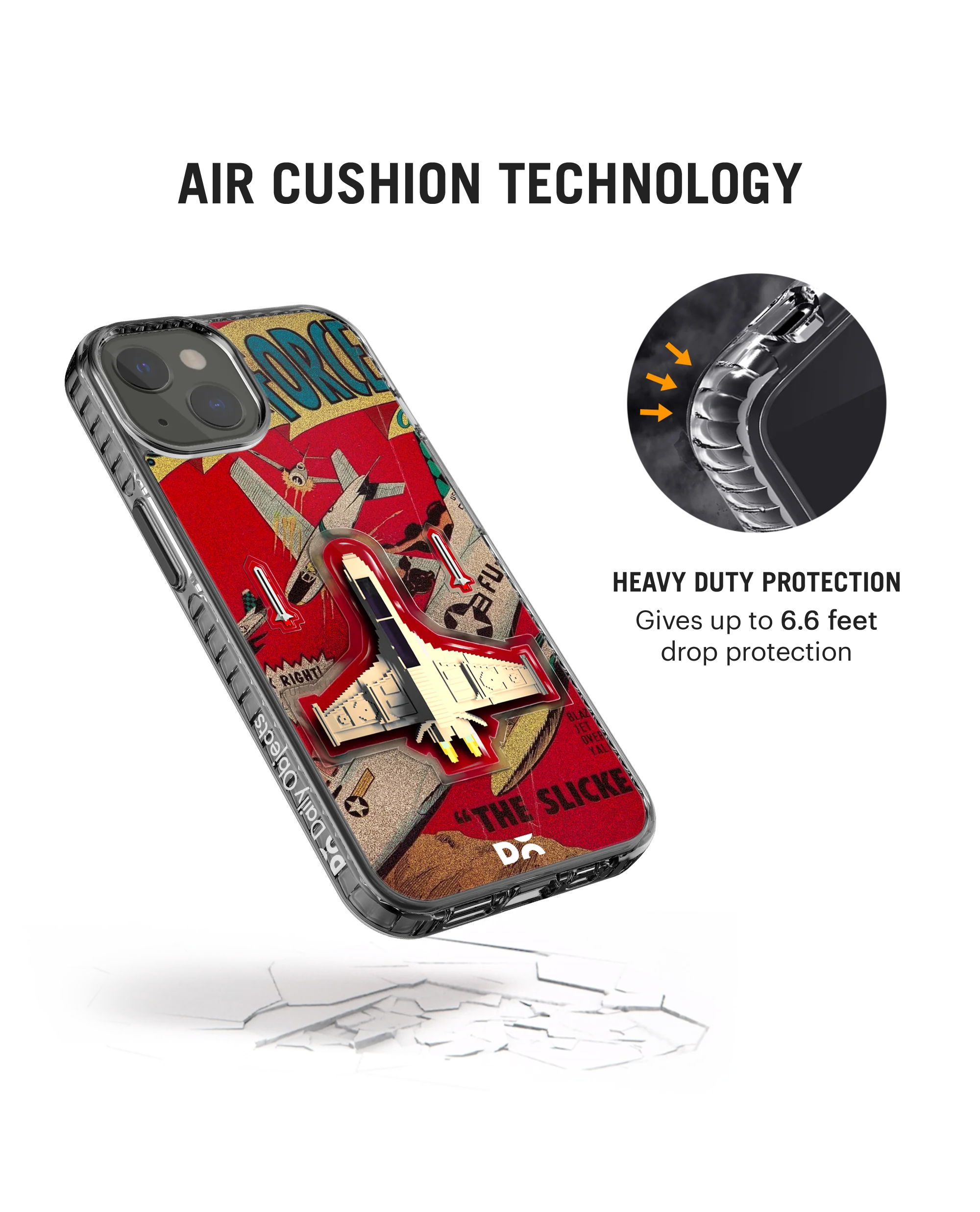 DailyObjects Jet Ranger Stride 2.0 Phone Case Cover For iPhone 15 Plus - Image 6
