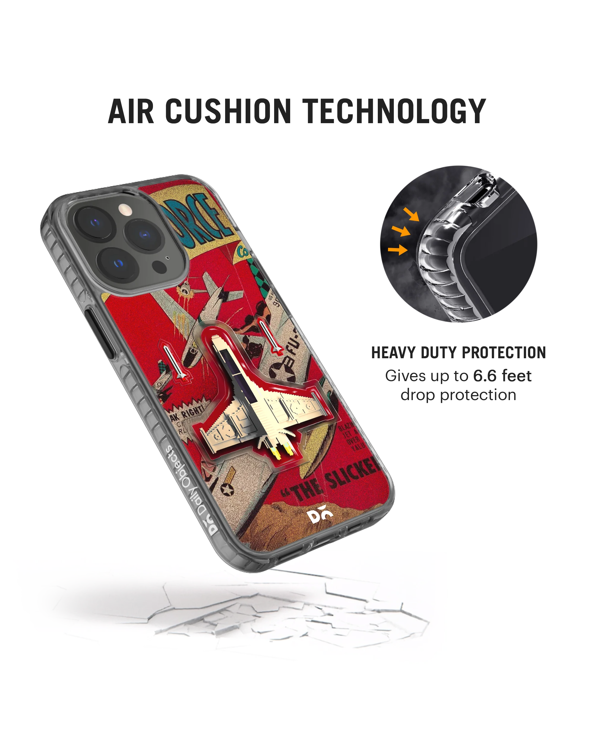 DailyObjects Jet Ranger Stride 2.0 Phone Case Cover For iPhone 15 Pro Max - Image 5